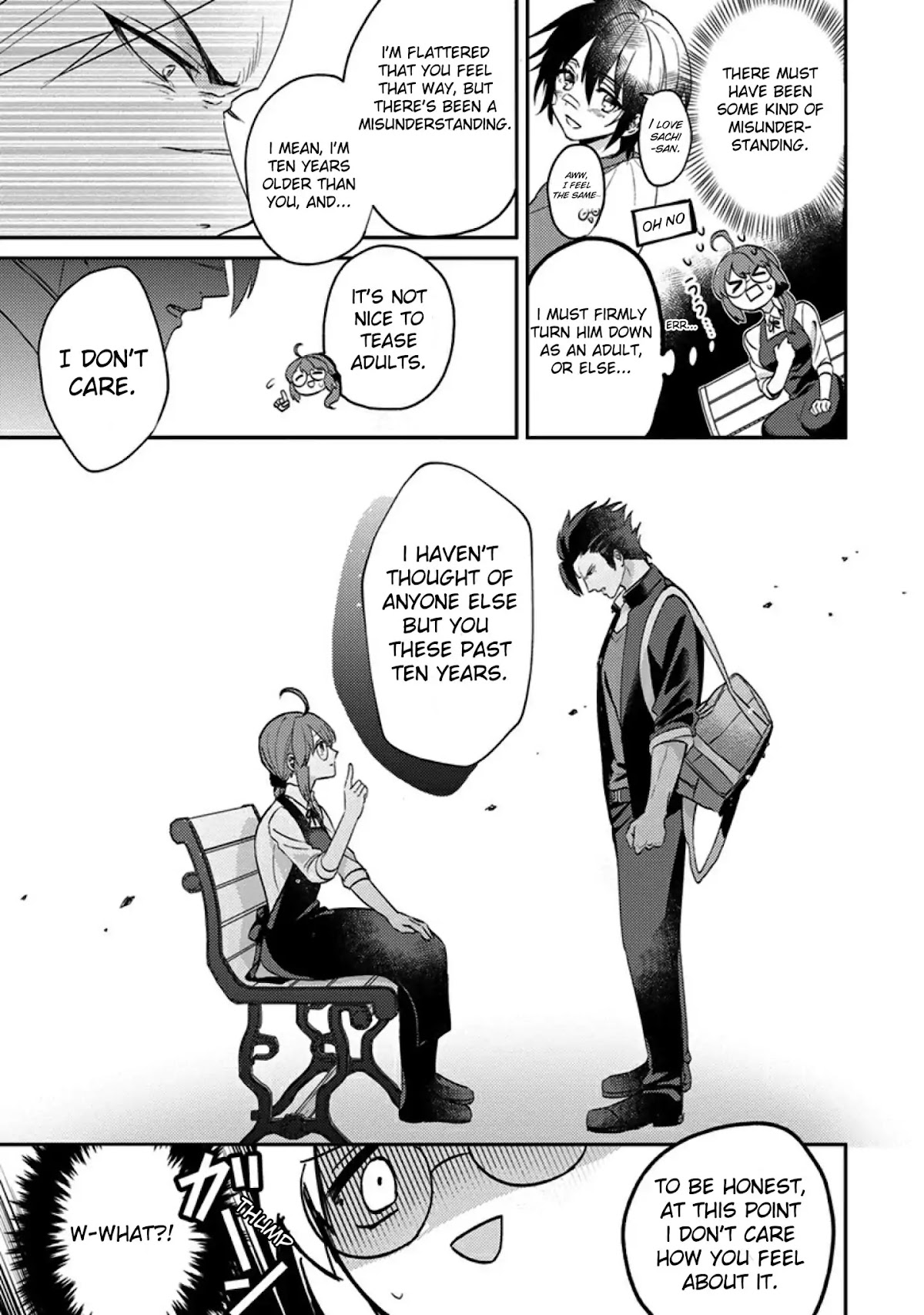 Scary Face High Schooler and Miss Plain Jane chapter 1 page 13