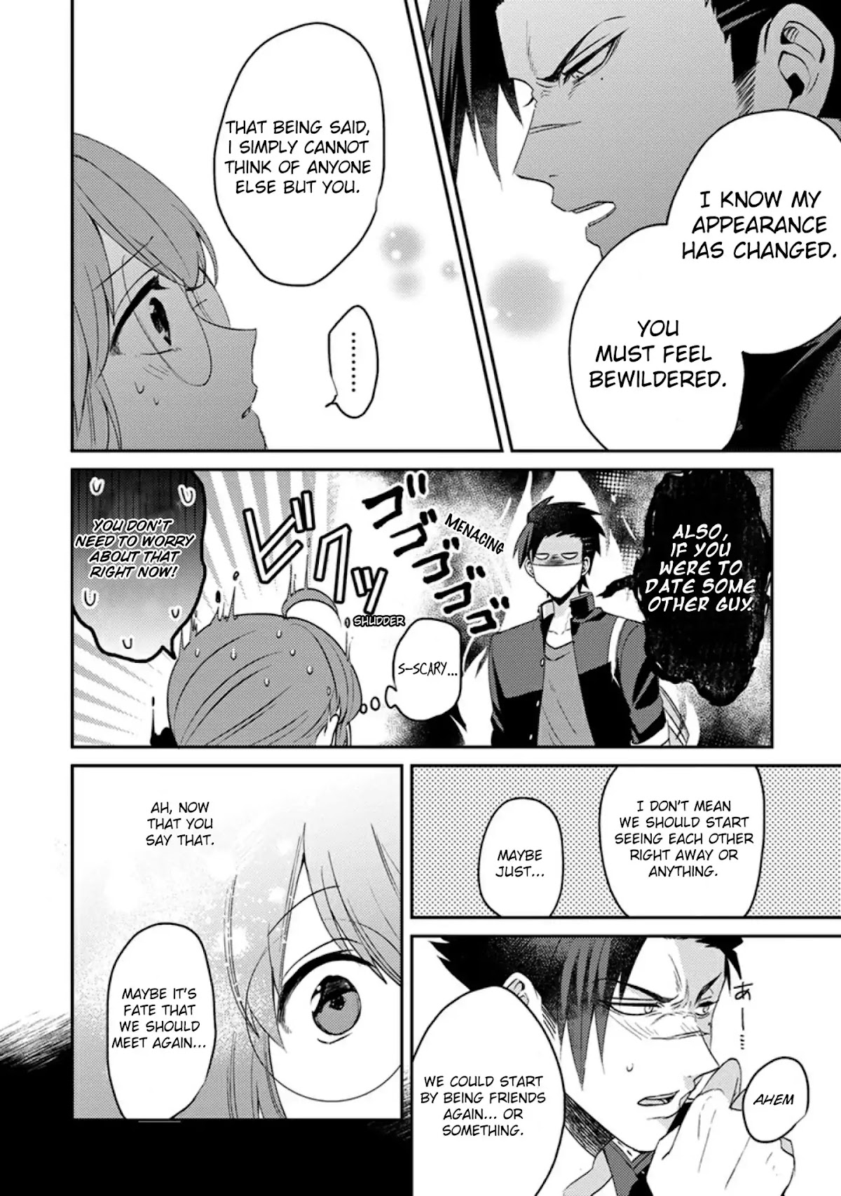 Scary Face High Schooler and Miss Plain Jane chapter 1 page 14