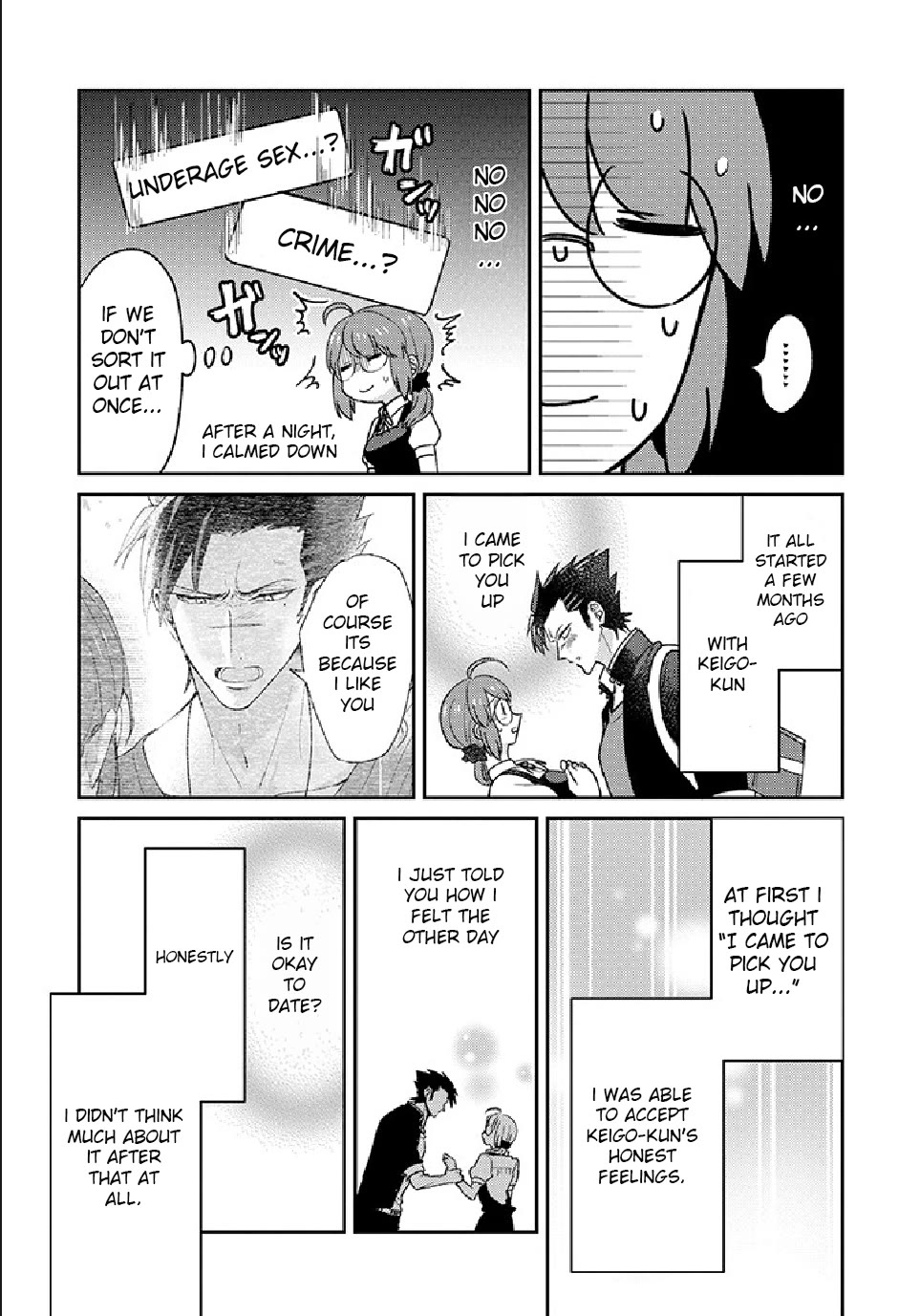 Scary Face High Schooler and Miss Plain Jane chapter 11 page 3