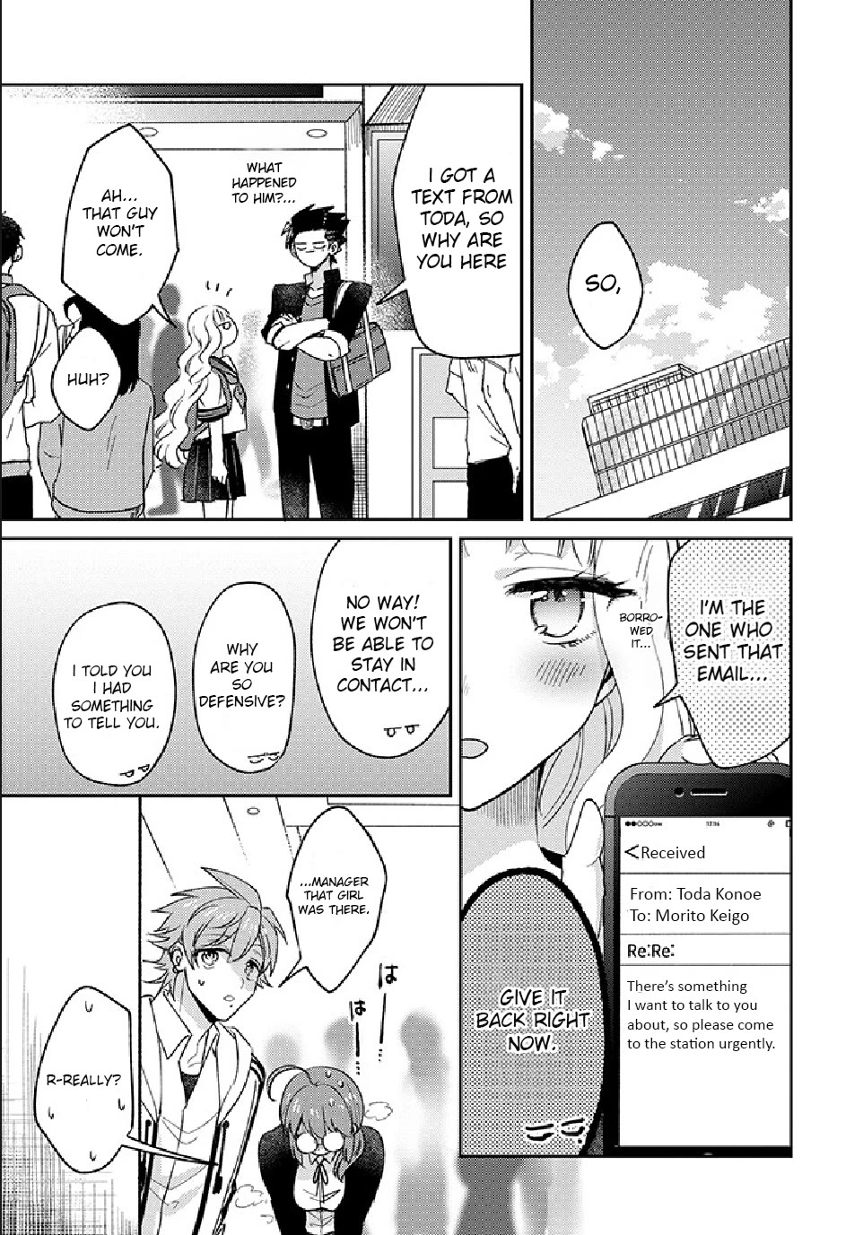 Scary Face High Schooler and Miss Plain Jane chapter 11 page 7