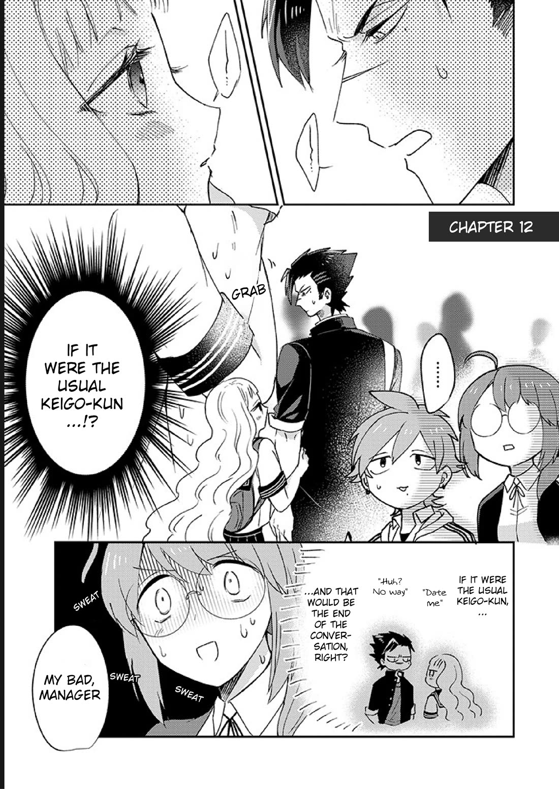 Scary Face High Schooler and Miss Plain Jane chapter 12 page 1