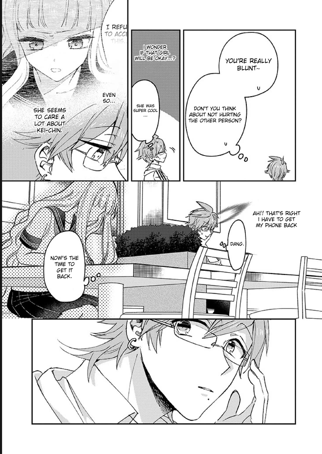 Scary Face High Schooler and Miss Plain Jane chapter 12 page 13