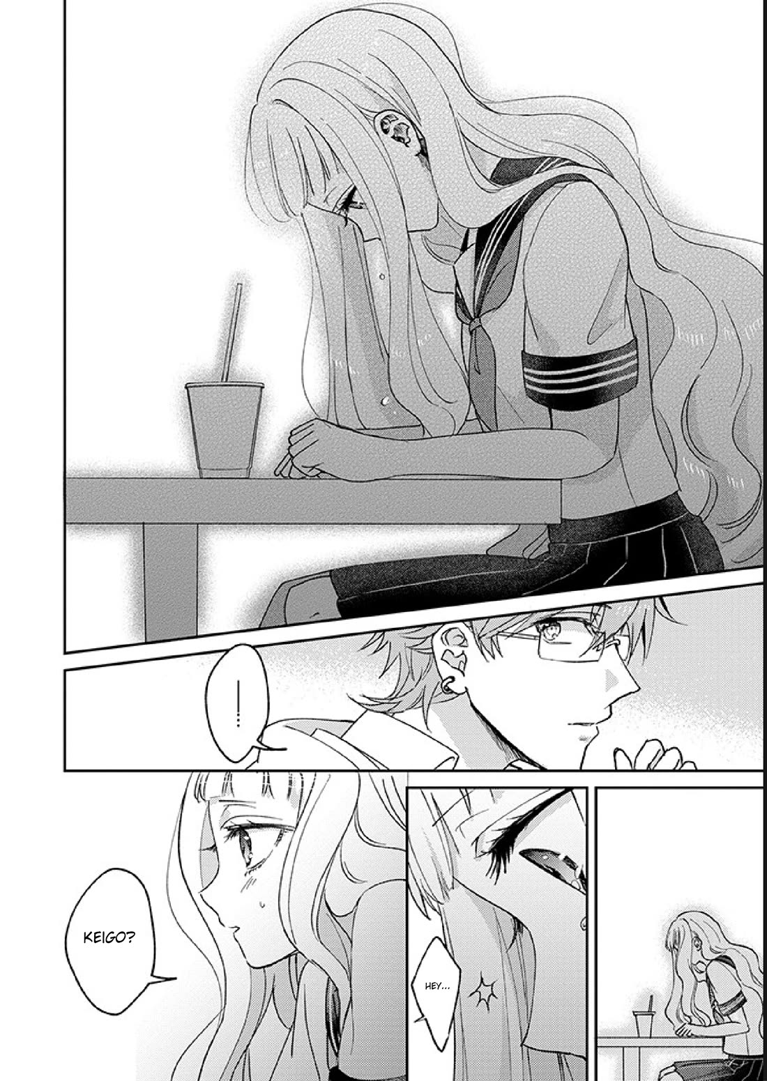 Scary Face High Schooler and Miss Plain Jane chapter 12 page 14