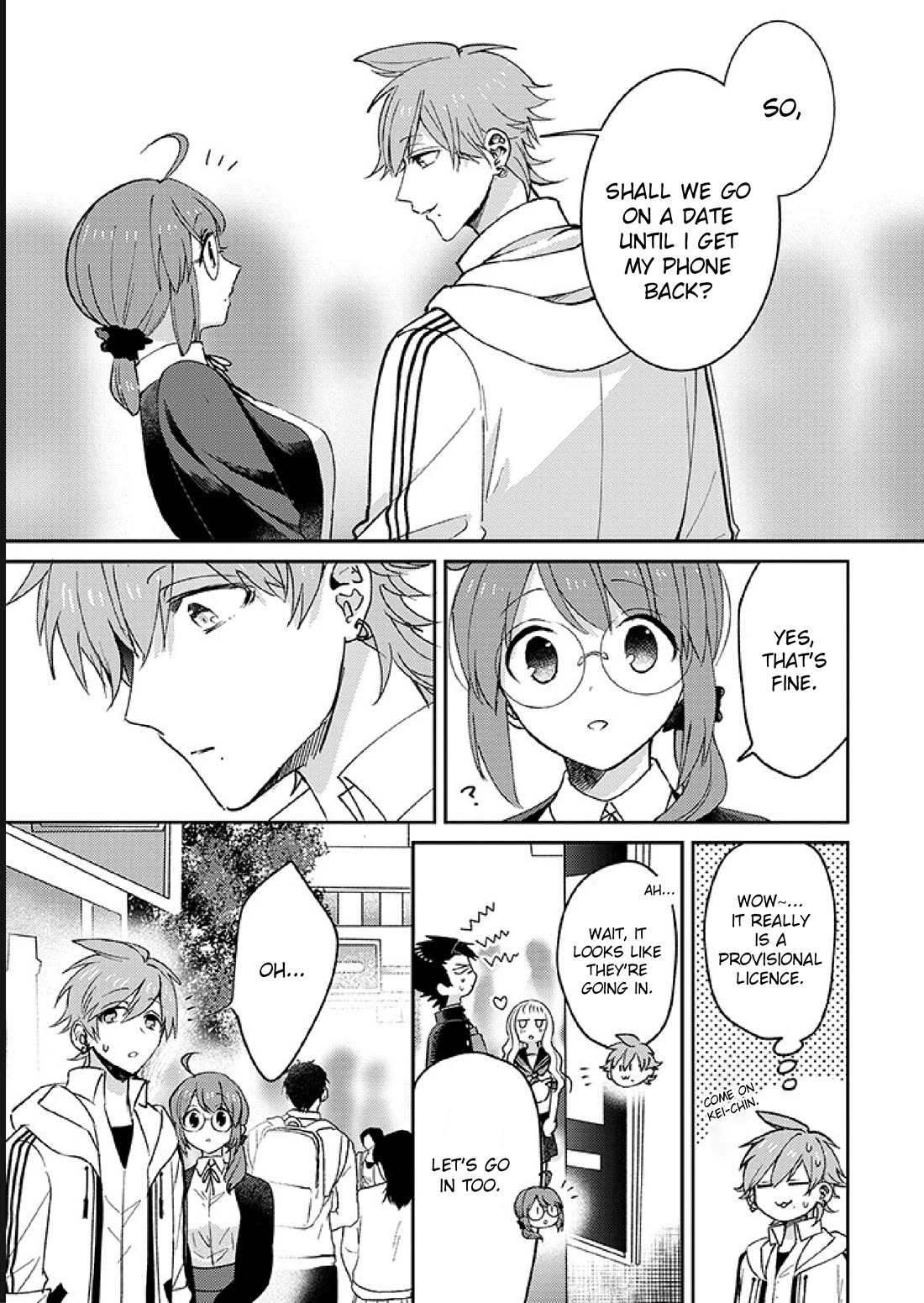 Scary Face High Schooler and Miss Plain Jane chapter 12 page 3