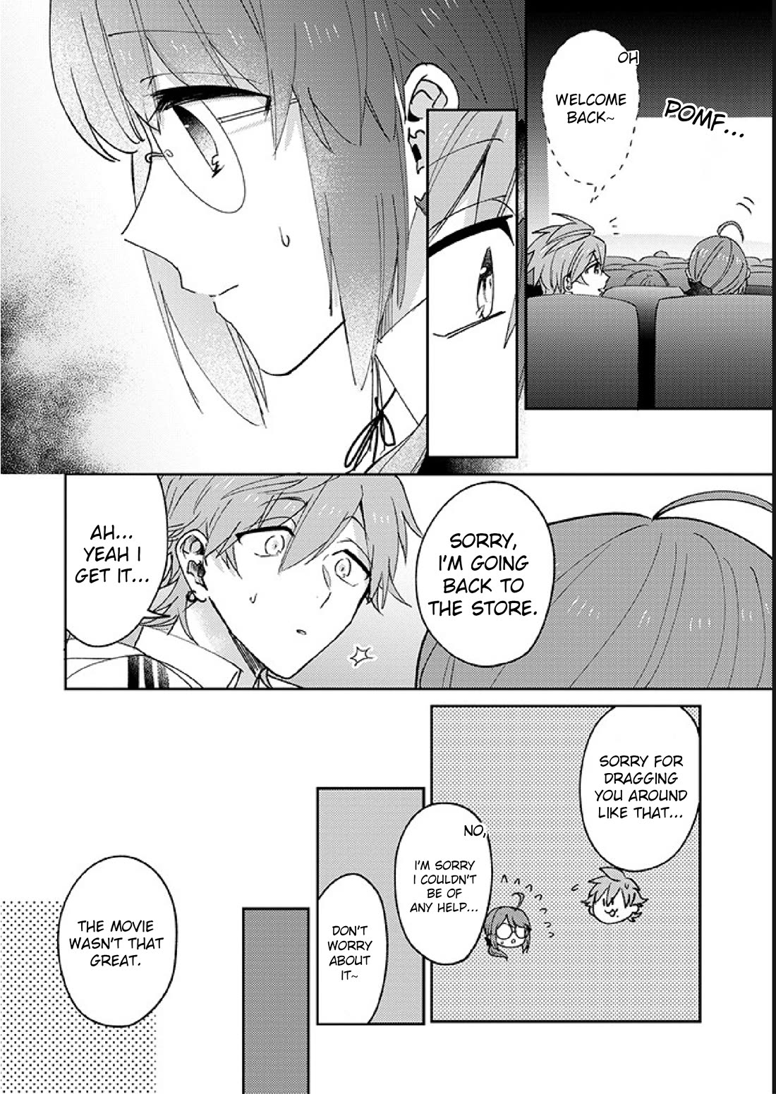 Scary Face High Schooler and Miss Plain Jane chapter 12 page 8