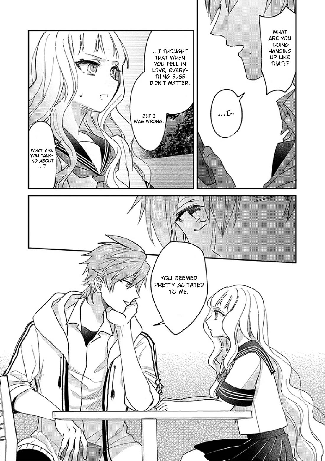 Scary Face High Schooler and Miss Plain Jane chapter 13 page 12