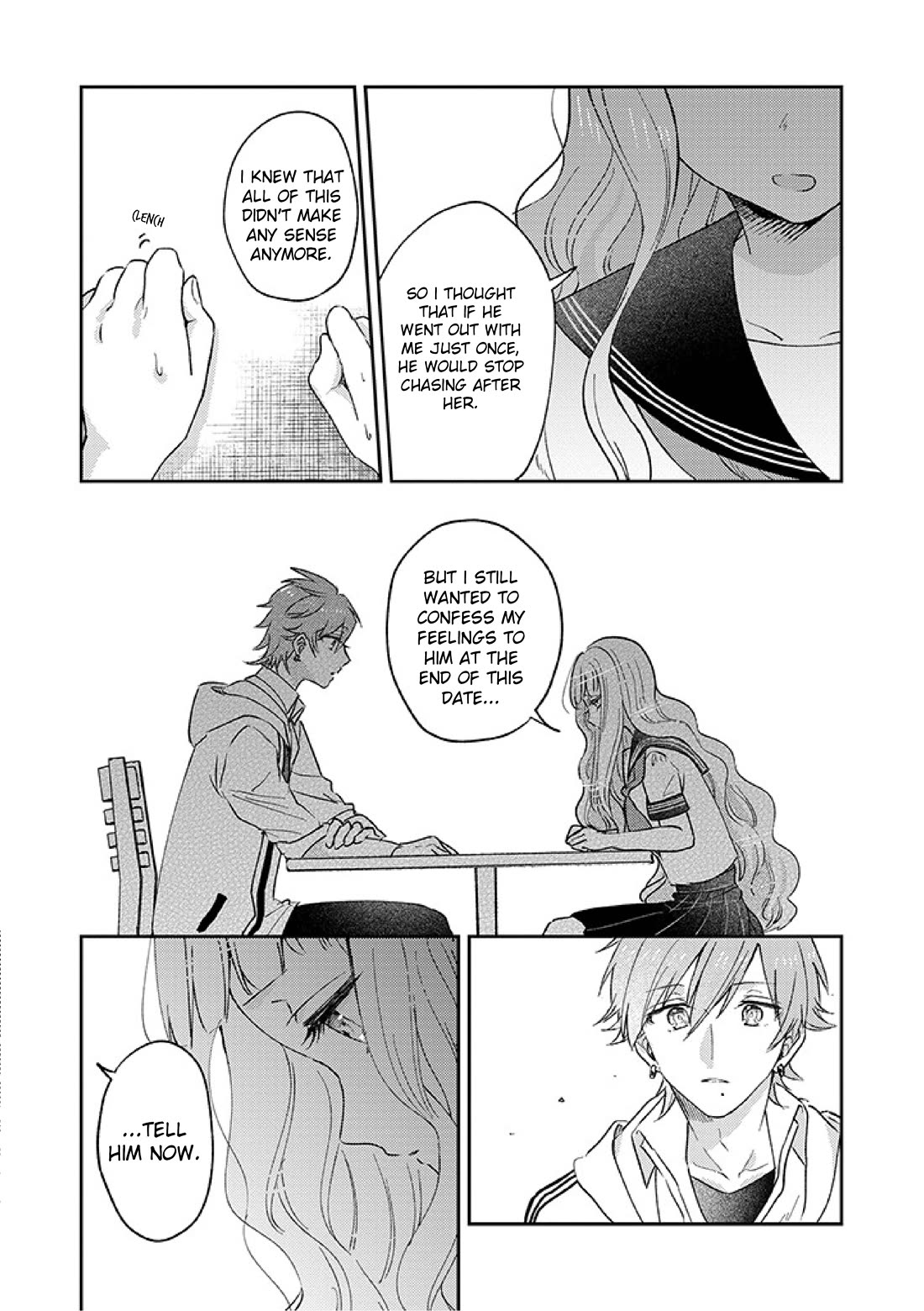 Scary Face High Schooler and Miss Plain Jane chapter 13 page 4