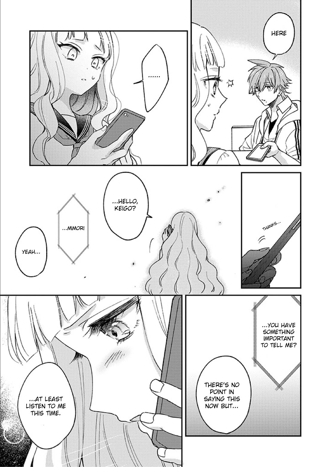 Scary Face High Schooler and Miss Plain Jane chapter 13 page 7