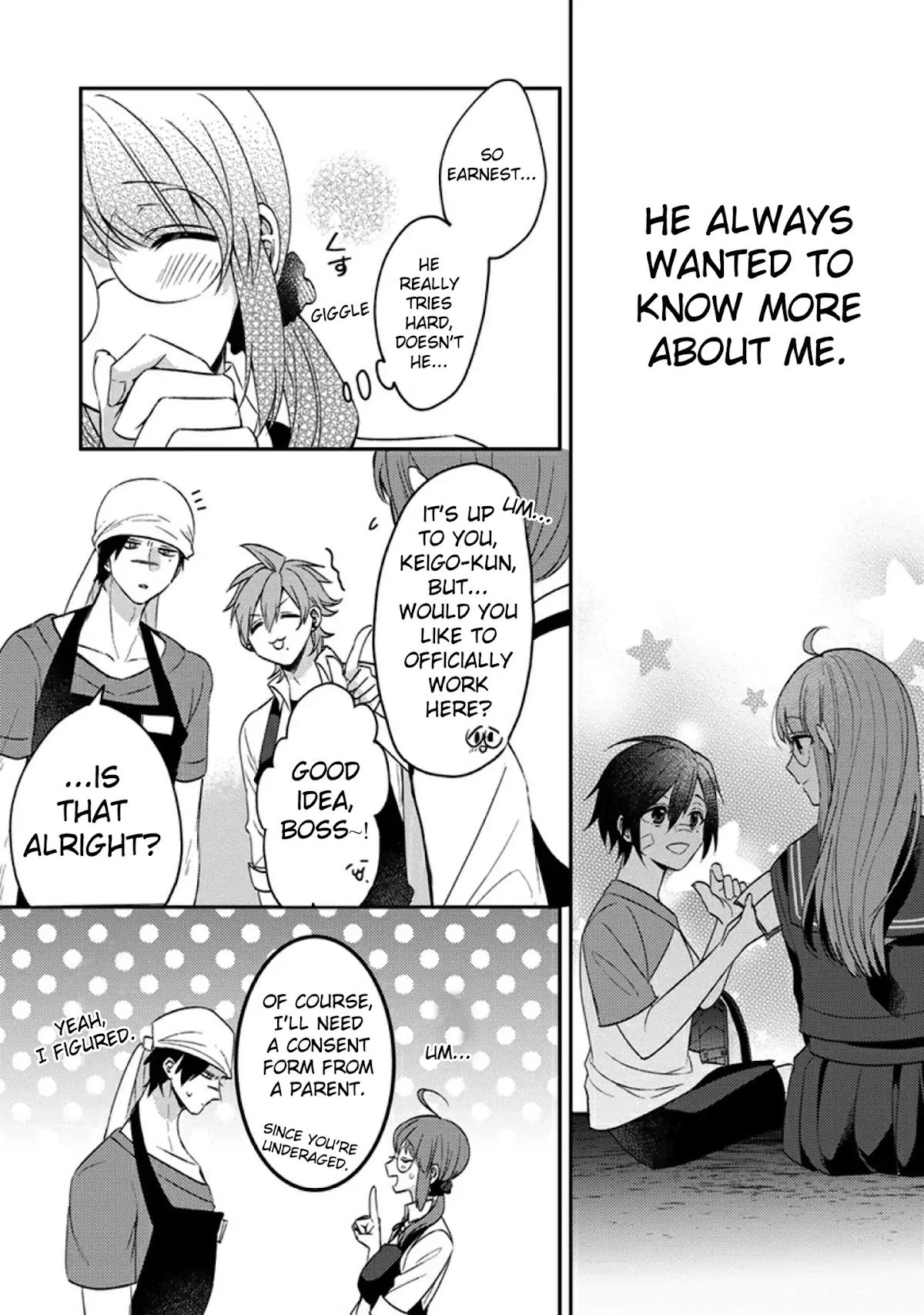 Scary Face High Schooler and Miss Plain Jane chapter 2 page 10