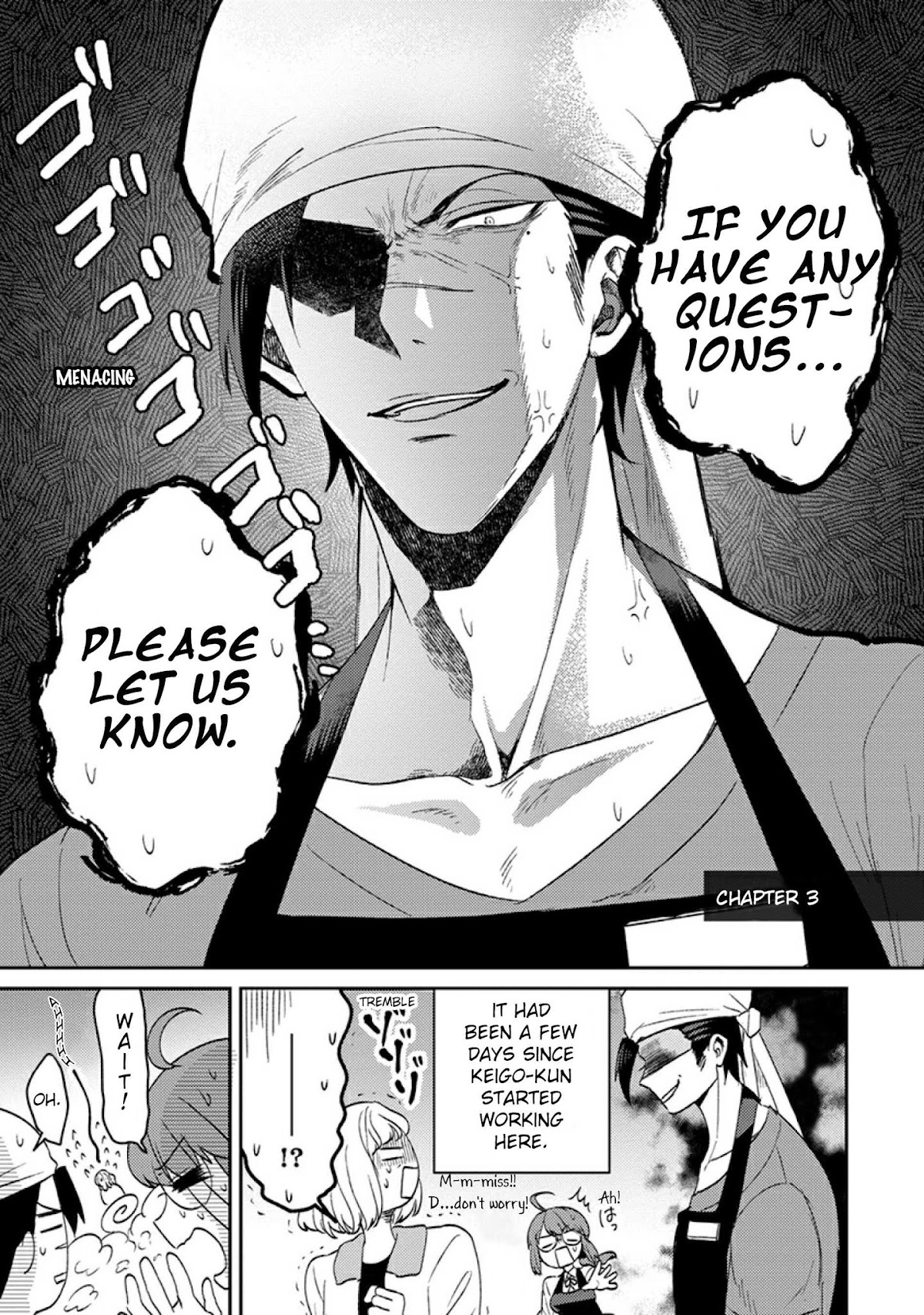 Scary Face High Schooler and Miss Plain Jane chapter 3 page 1