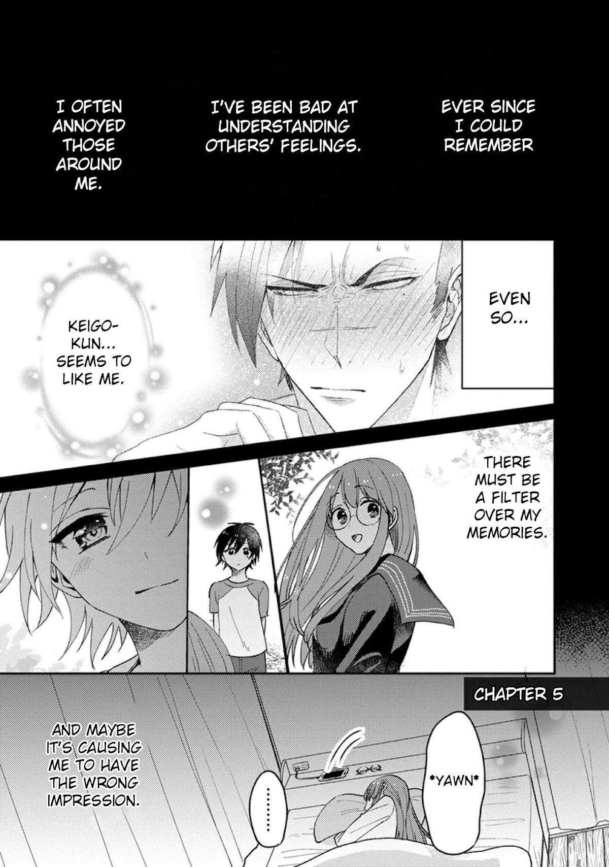 Scary Face High Schooler and Miss Plain Jane chapter 5 page 1