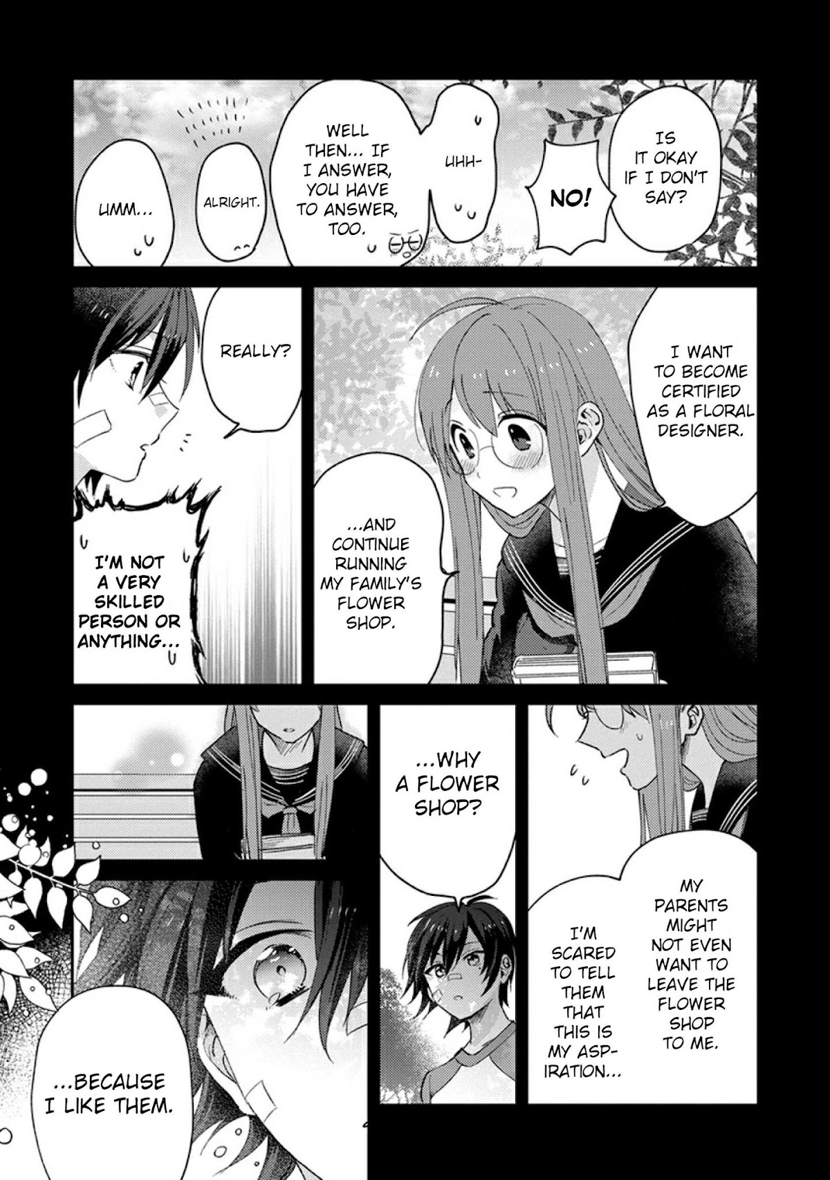 Scary Face High Schooler and Miss Plain Jane chapter 5 page 9