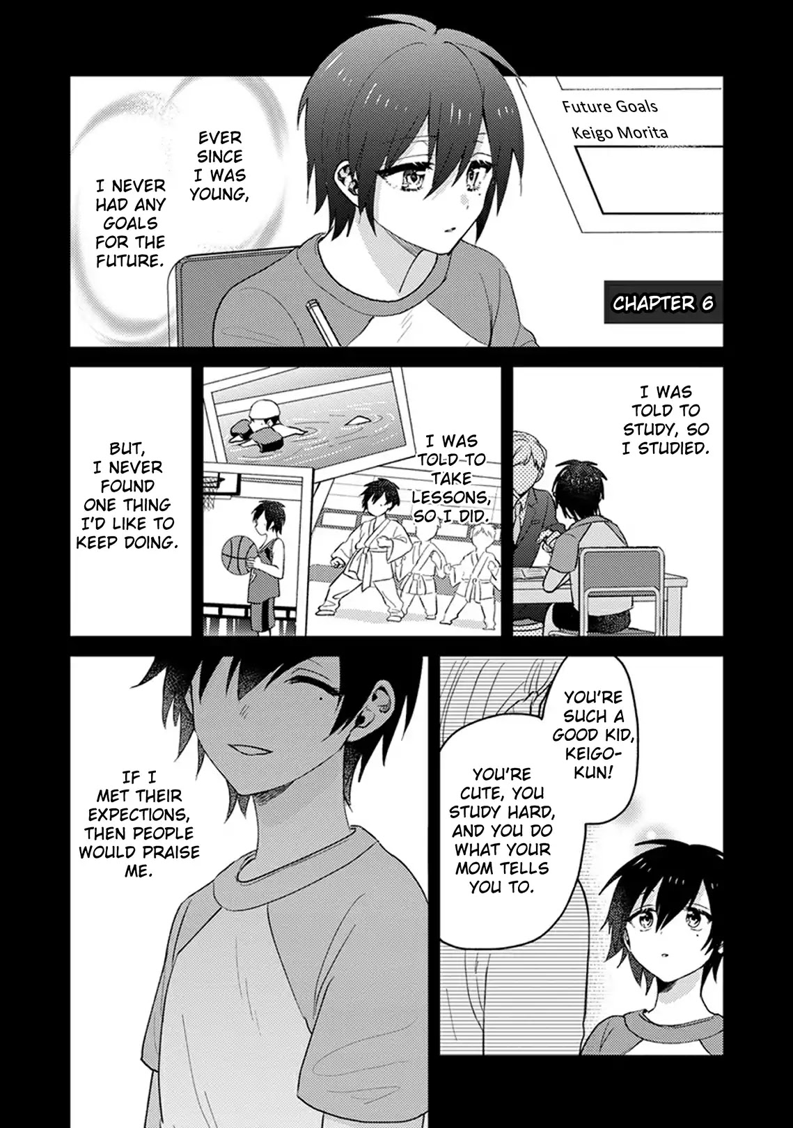 Scary Face High Schooler and Miss Plain Jane chapter 6 page 1