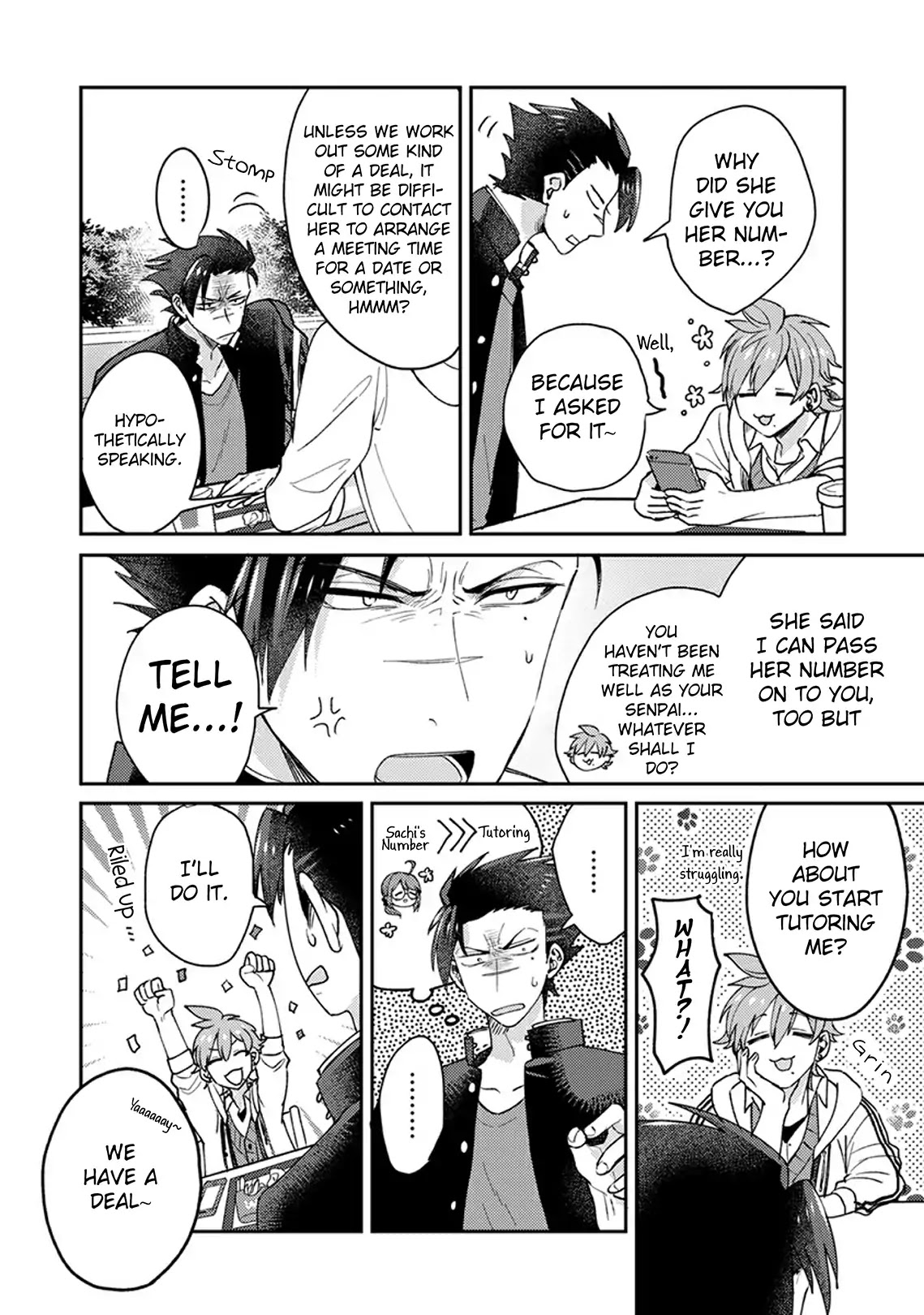 Scary Face High Schooler and Miss Plain Jane chapter 6 page 10