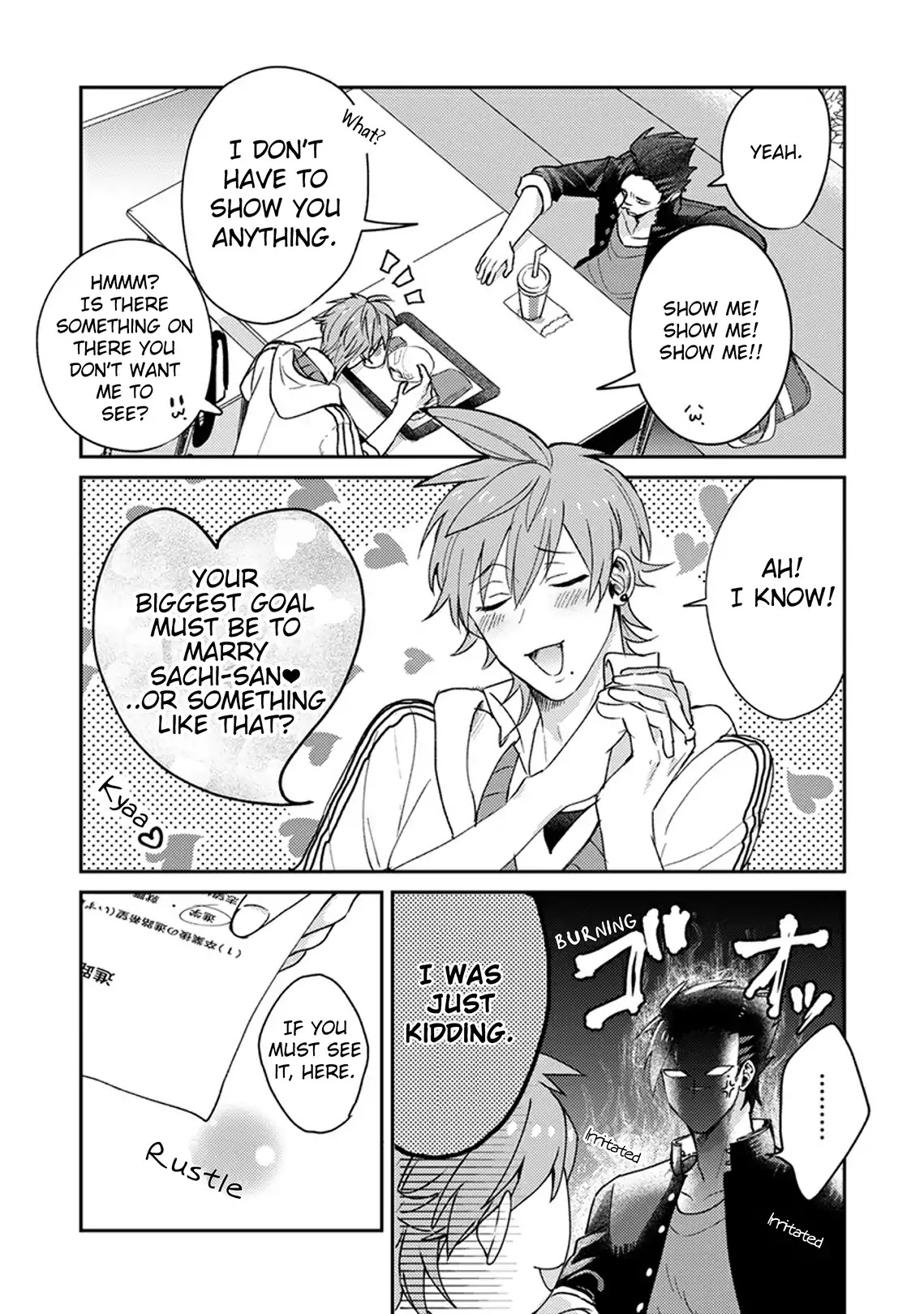 Scary Face High Schooler and Miss Plain Jane chapter 6 page 4