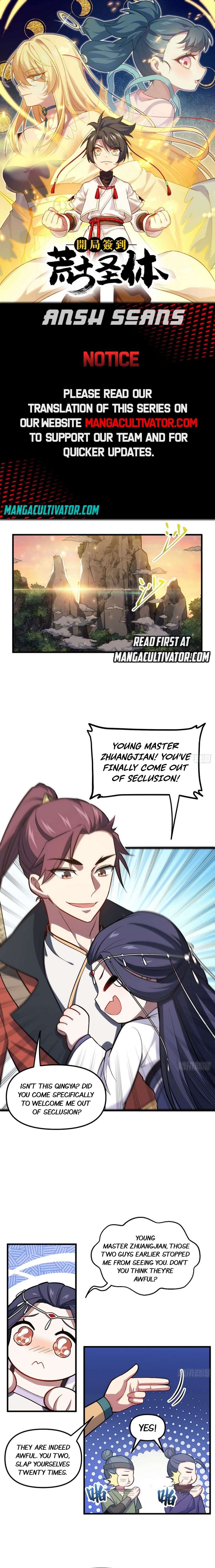 Scoring the Sacred Body of the Ancients from the Get-go chapter 6 page 1