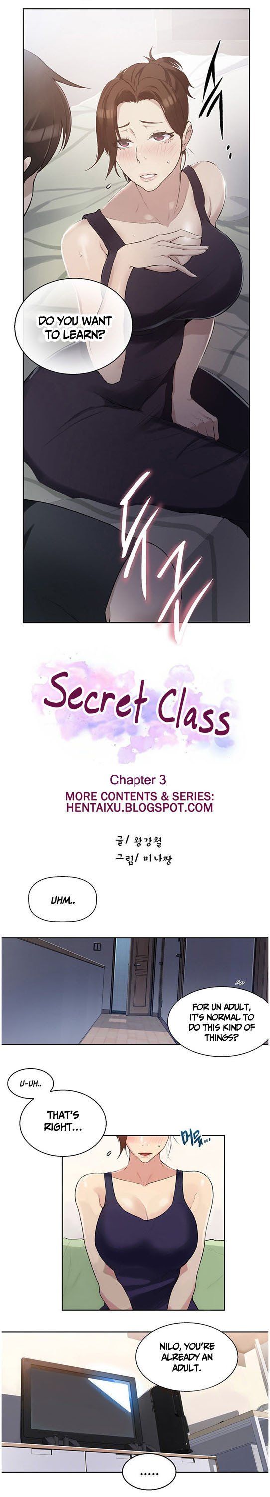 Secret Class chapter 3 page 1