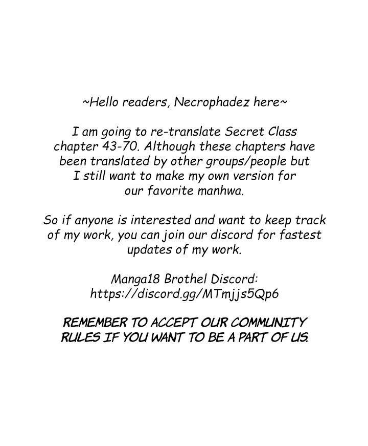 Secret Class chapter 74 page 1