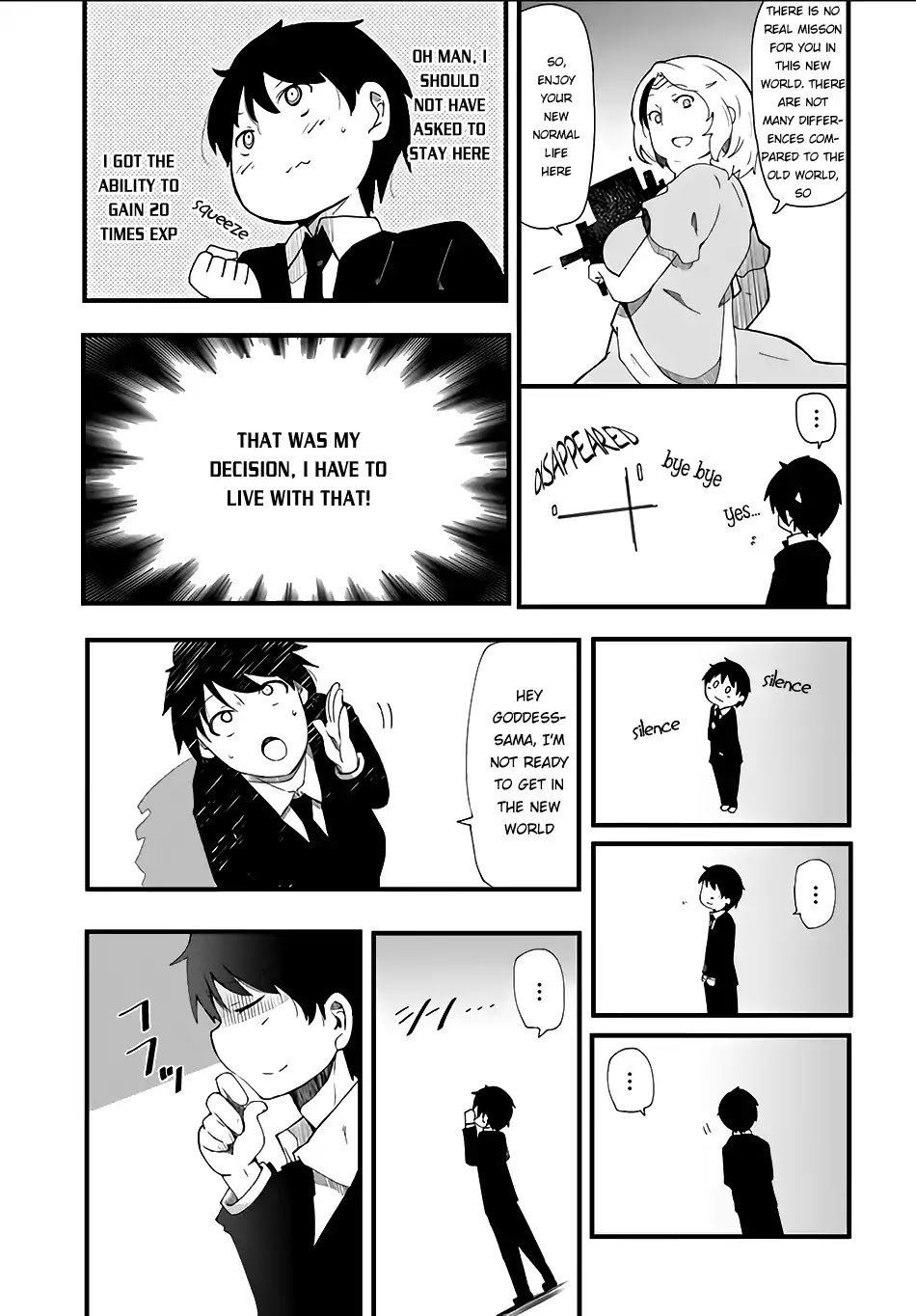 Seichou Cheat de Nandemo Dekiru you ni Natta ga, Mushoku dake wa Yamerarenai you desu chapter 1 page 13
