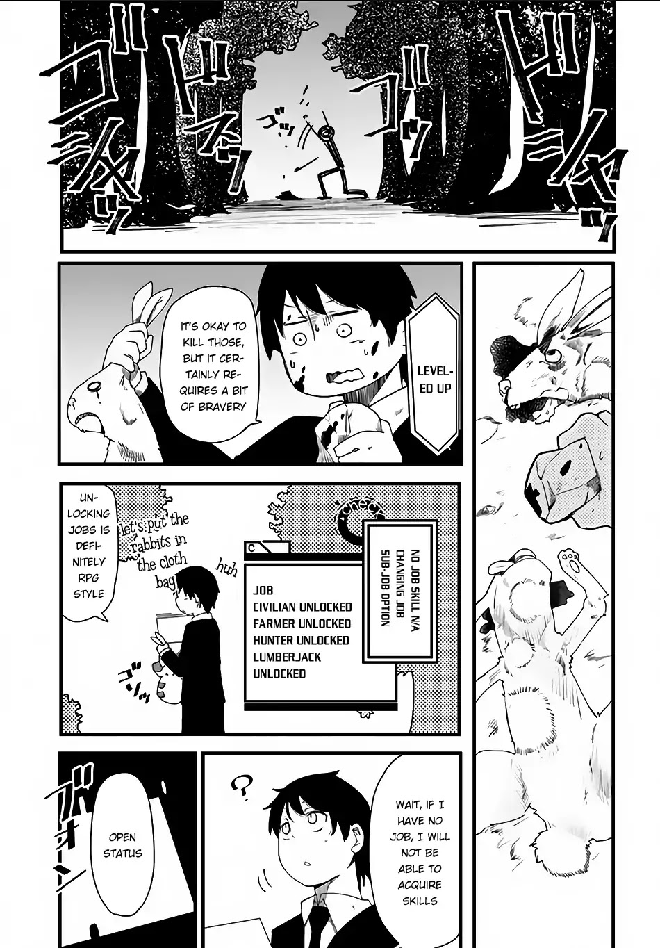 Seichou Cheat de Nandemo Dekiru you ni Natta ga, Mushoku dake wa Yamerarenai you desu chapter 1 page 25