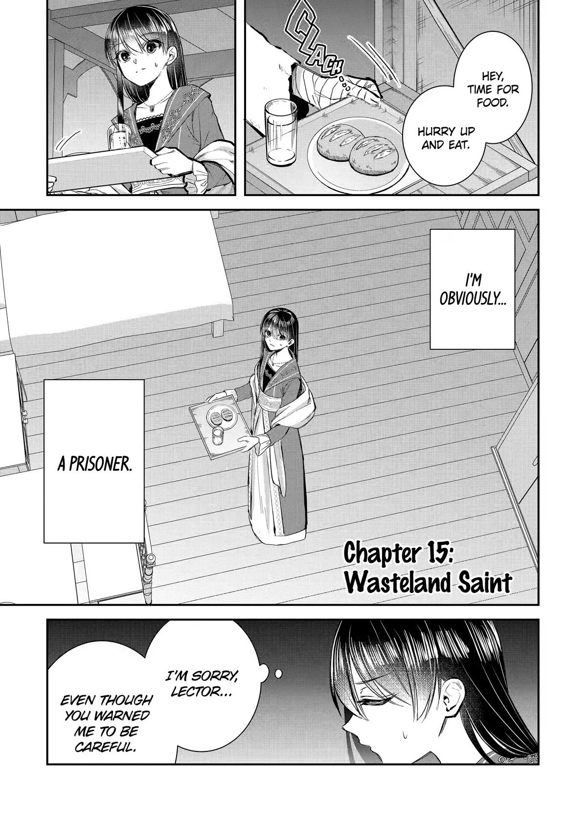 Seijo no Hazu ga, Douyara Nottoraremashita chapter 15 page 1