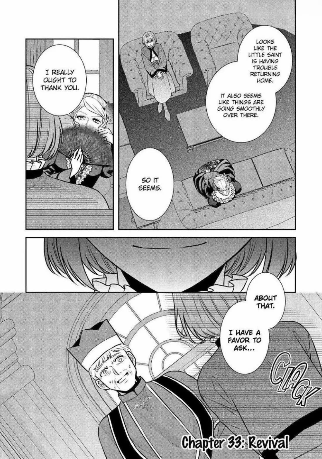 Seijo no Hazu ga, Douyara Nottoraremashita chapter 33 page 1