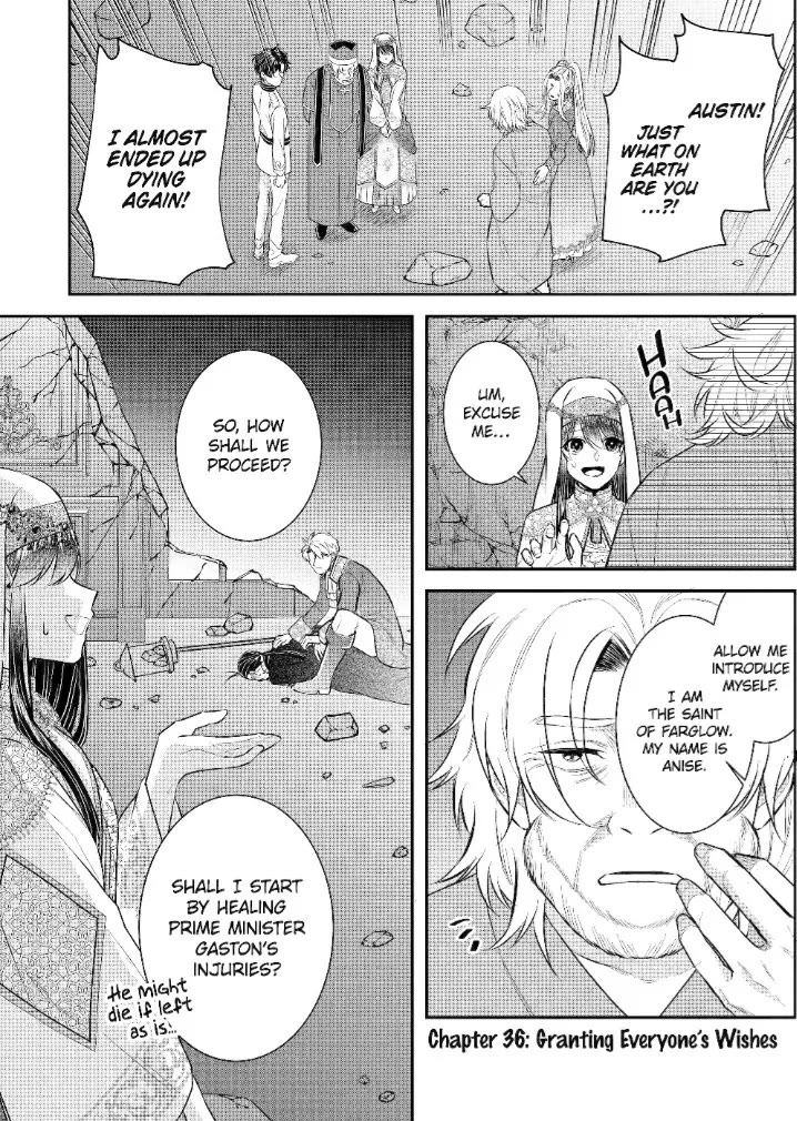 Seijo no Hazu ga, Douyara Nottoraremashita chapter 36 page 1