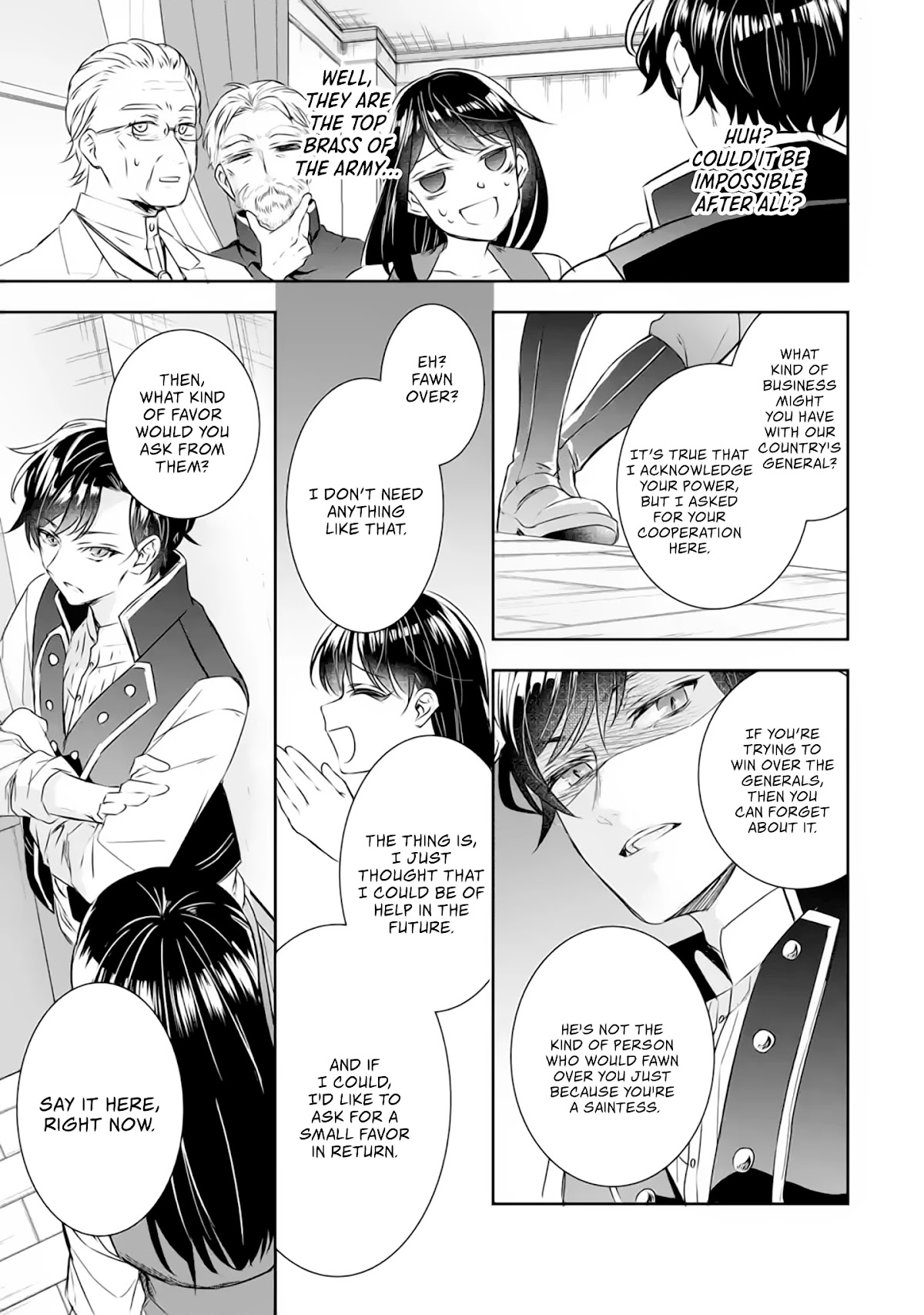 Seijo no Hazu ga, Douyara Nottoraremashita chapter 4.2 page 1