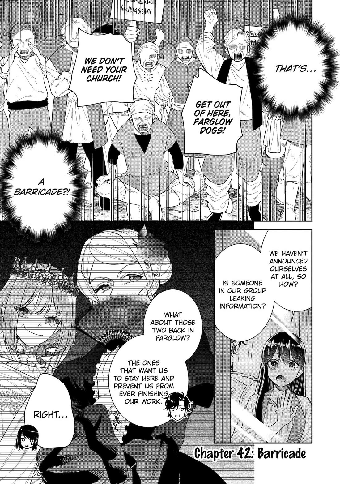 Seijo no Hazu ga, Douyara Nottoraremashita chapter 42 page 1