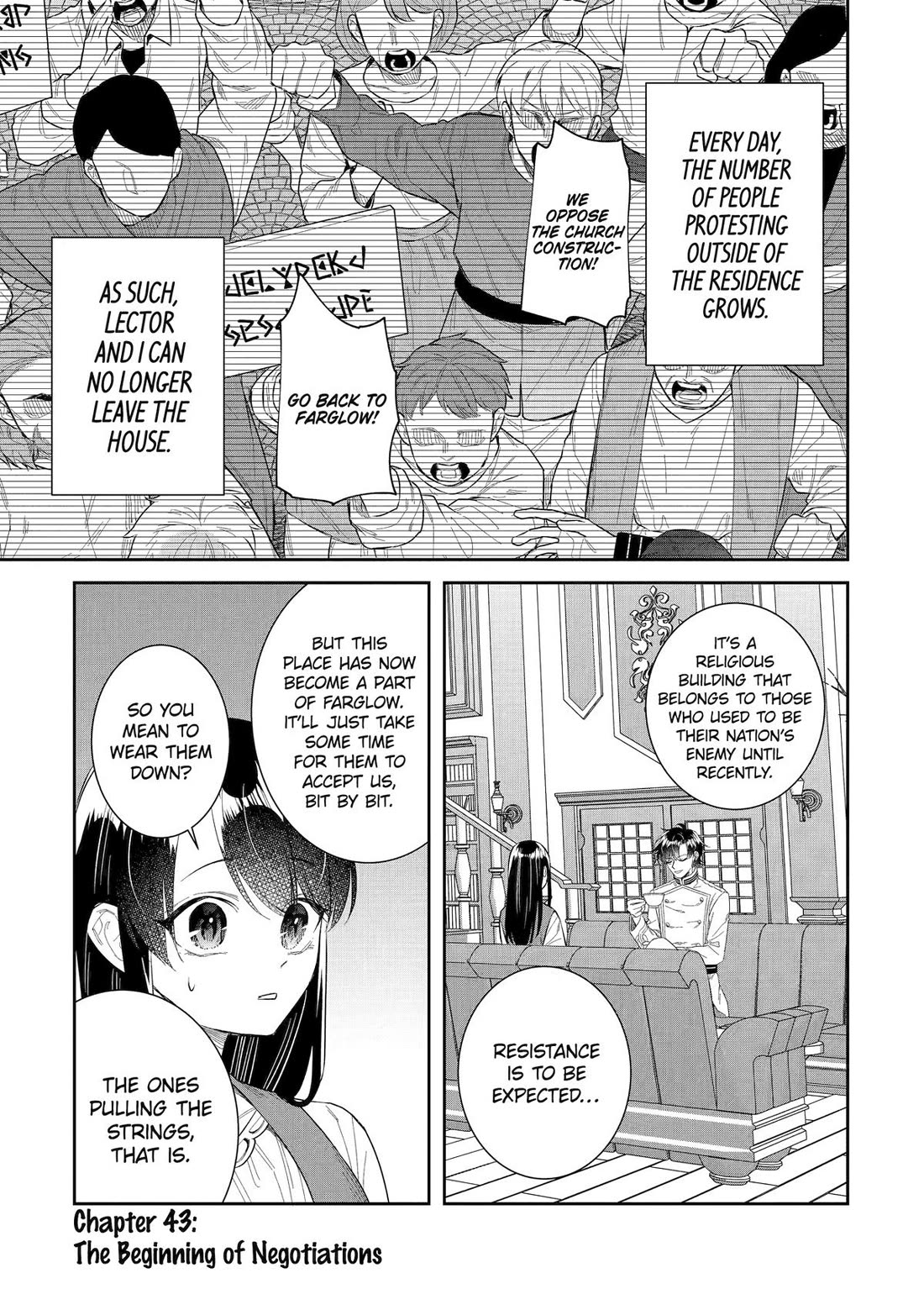 Seijo no Hazu ga, Douyara Nottoraremashita chapter 43 page 1