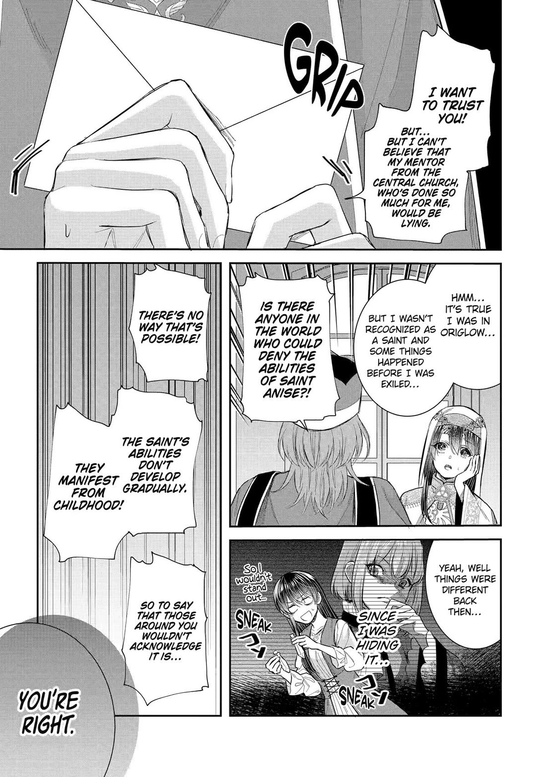 Seijo no Hazu ga, Douyara Nottoraremashita chapter 45 page 7