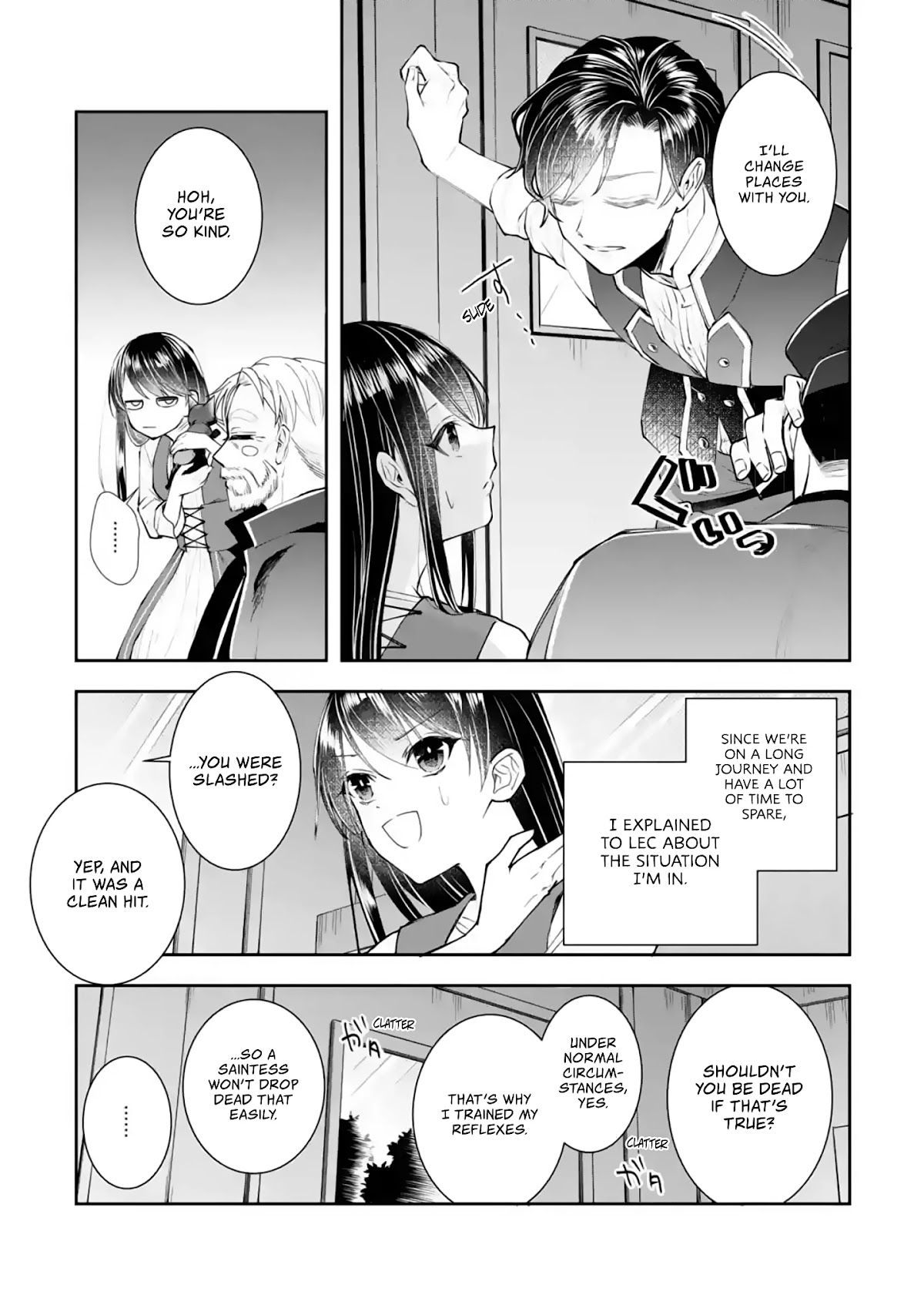 Seijo no Hazu ga, Douyara Nottoraremashita chapter 5.1 page 4
