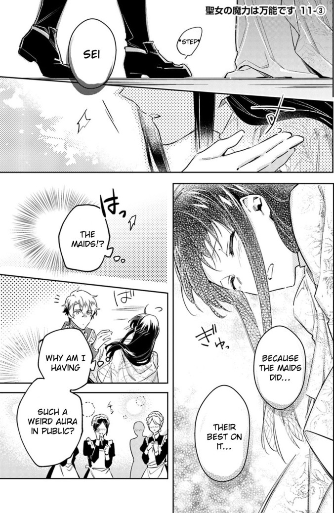 Seijo no Maryoku wa Bannou desu chapter 11.3 page 1