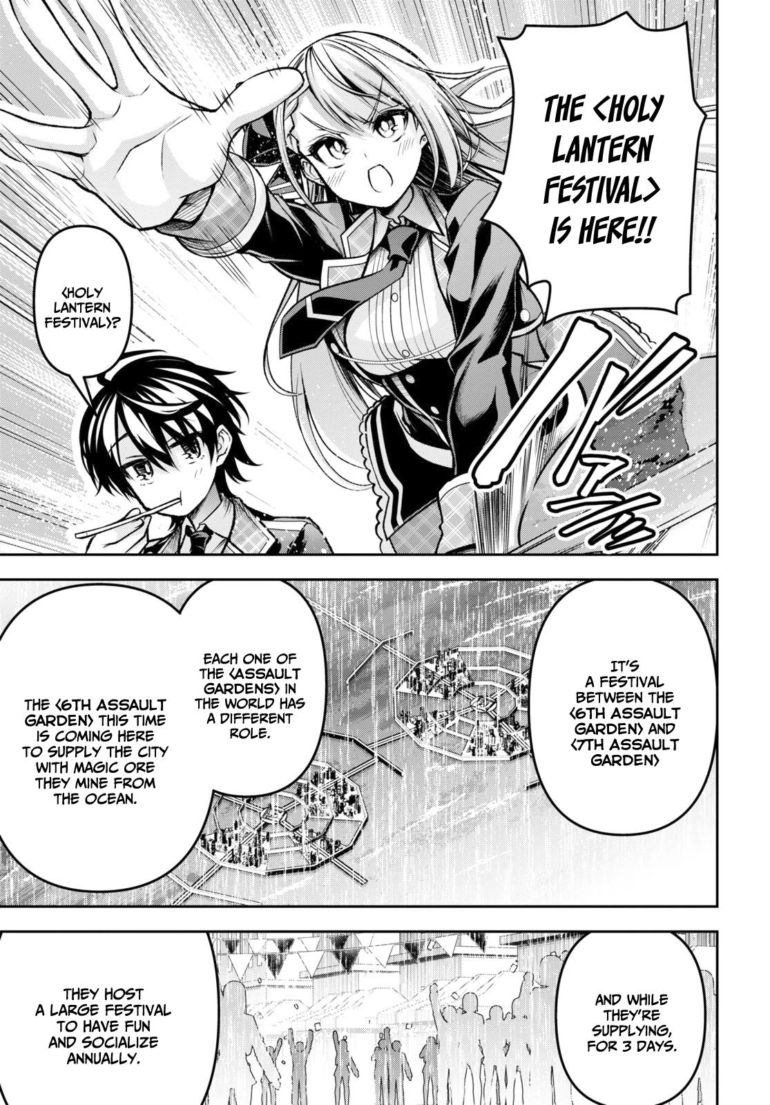 Seiken Gakuin no Maken Tsukai chapter 31 page 14