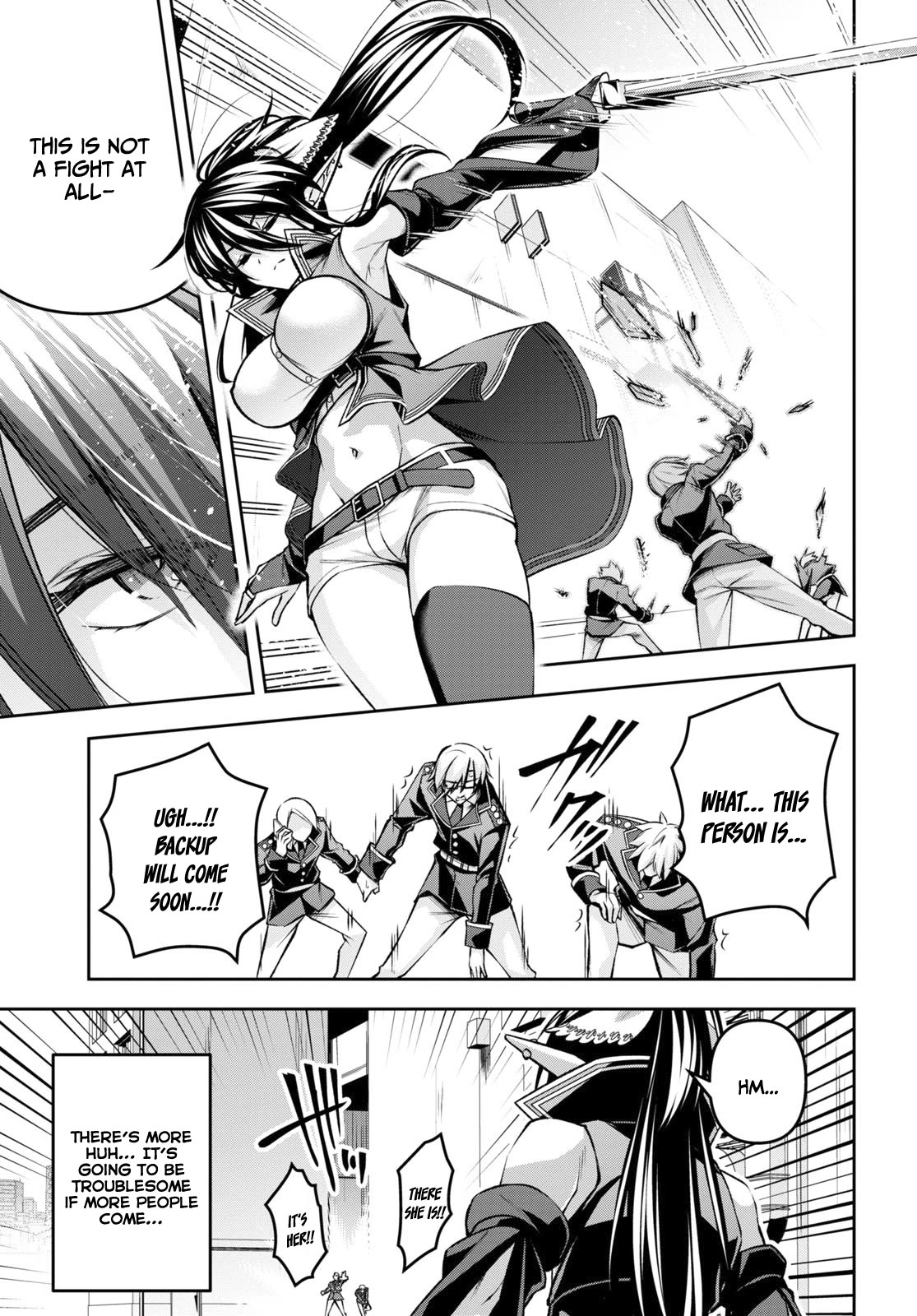 Seiken Gakuin no Maken Tsukai chapter 32 page 8