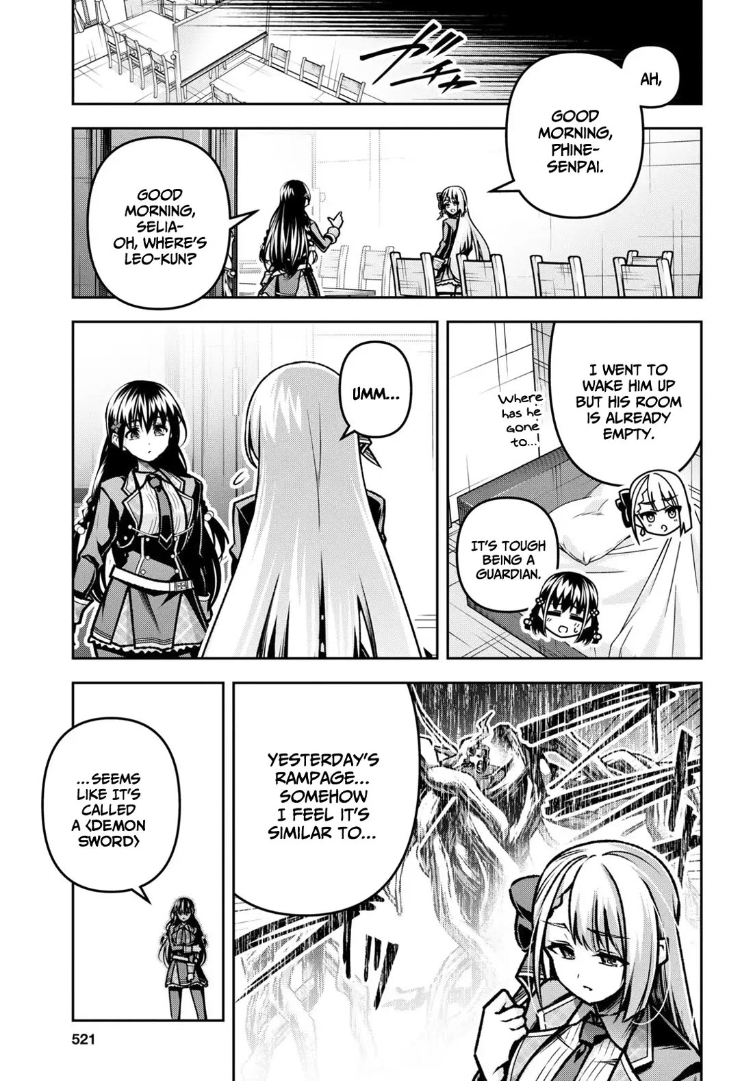 Seiken Gakuin no Maken Tsukai chapter 43 page 4