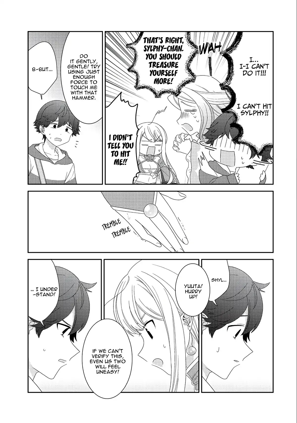 Seirei-tachi no Rakuen to Risou no Isekai Seikatsu chapter 10 page 12