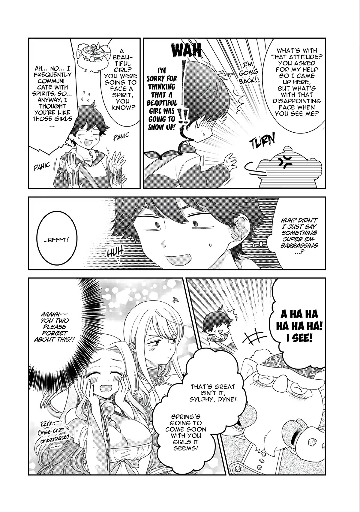 Seirei-tachi no Rakuen to Risou no Isekai Seikatsu chapter 10 page 19