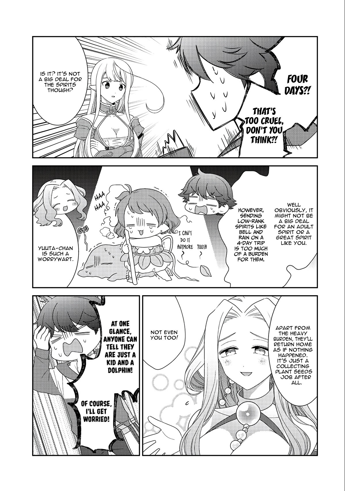 Seirei-tachi no Rakuen to Risou no Isekai Seikatsu chapter 11 page 24