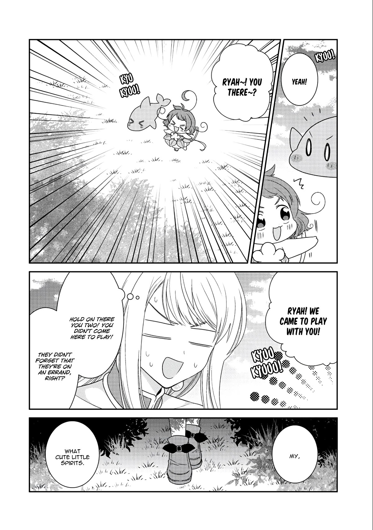 Seirei-tachi no Rakuen to Risou no Isekai Seikatsu chapter 13 page 9