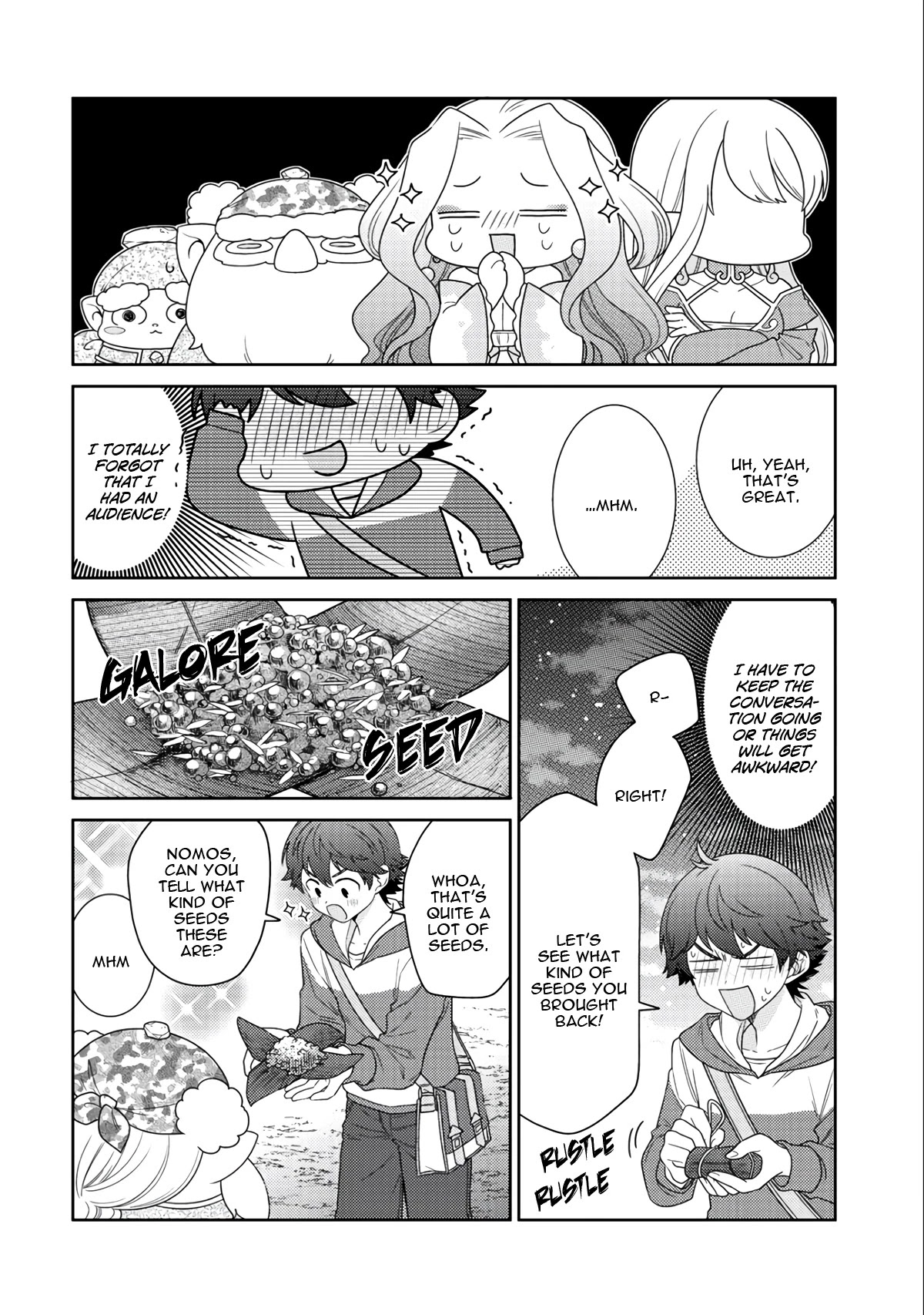 Seirei-tachi no Rakuen to Risou no Isekai Seikatsu chapter 14 page 9