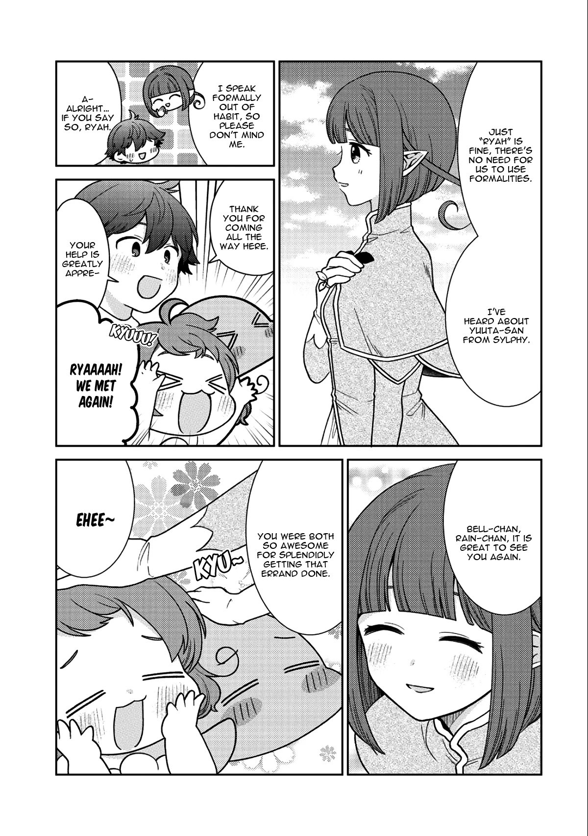 Seirei-tachi no Rakuen to Risou no Isekai Seikatsu chapter 16 page 12