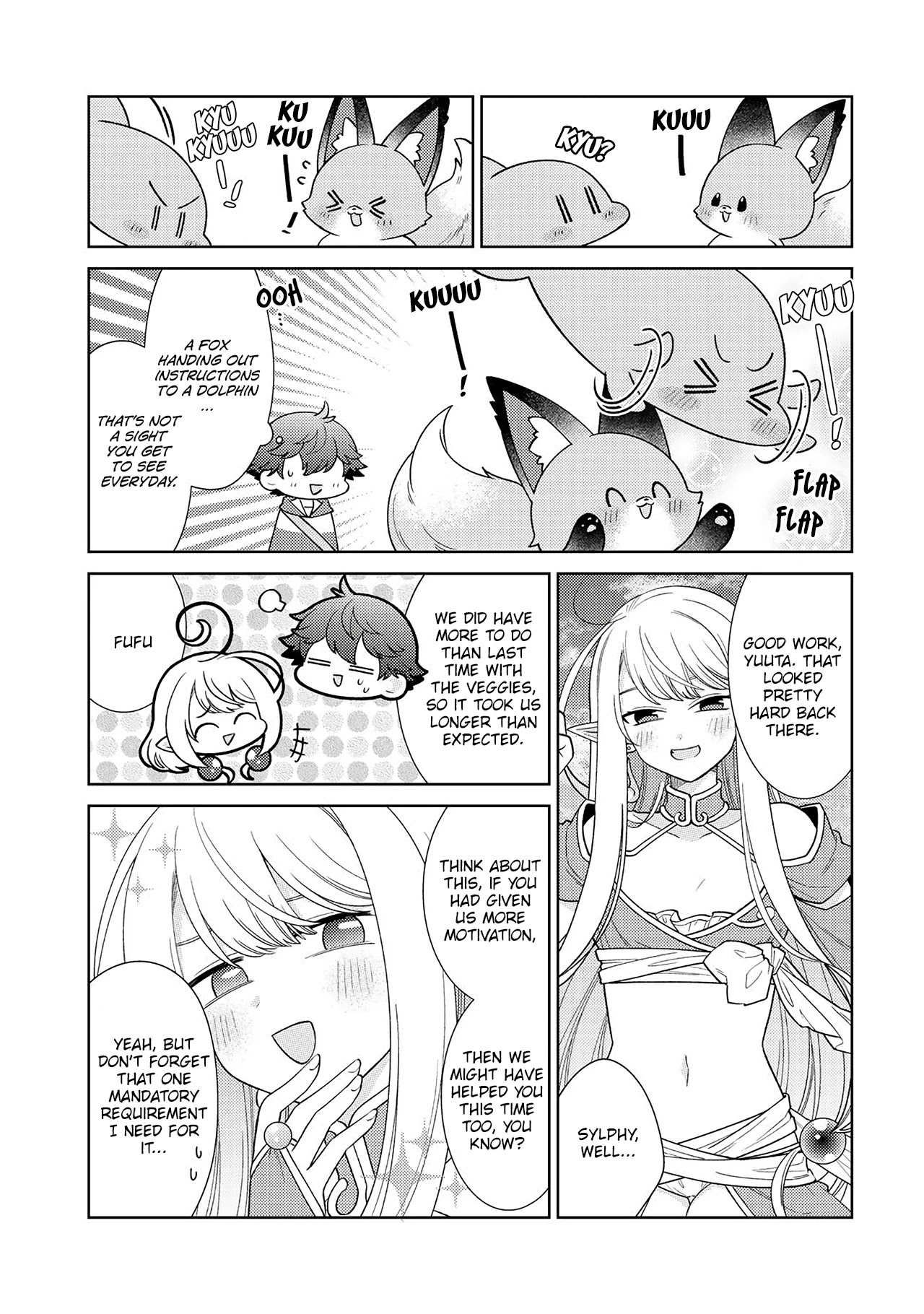 Seirei-tachi no Rakuen to Risou no Isekai Seikatsu chapter 20 page 12