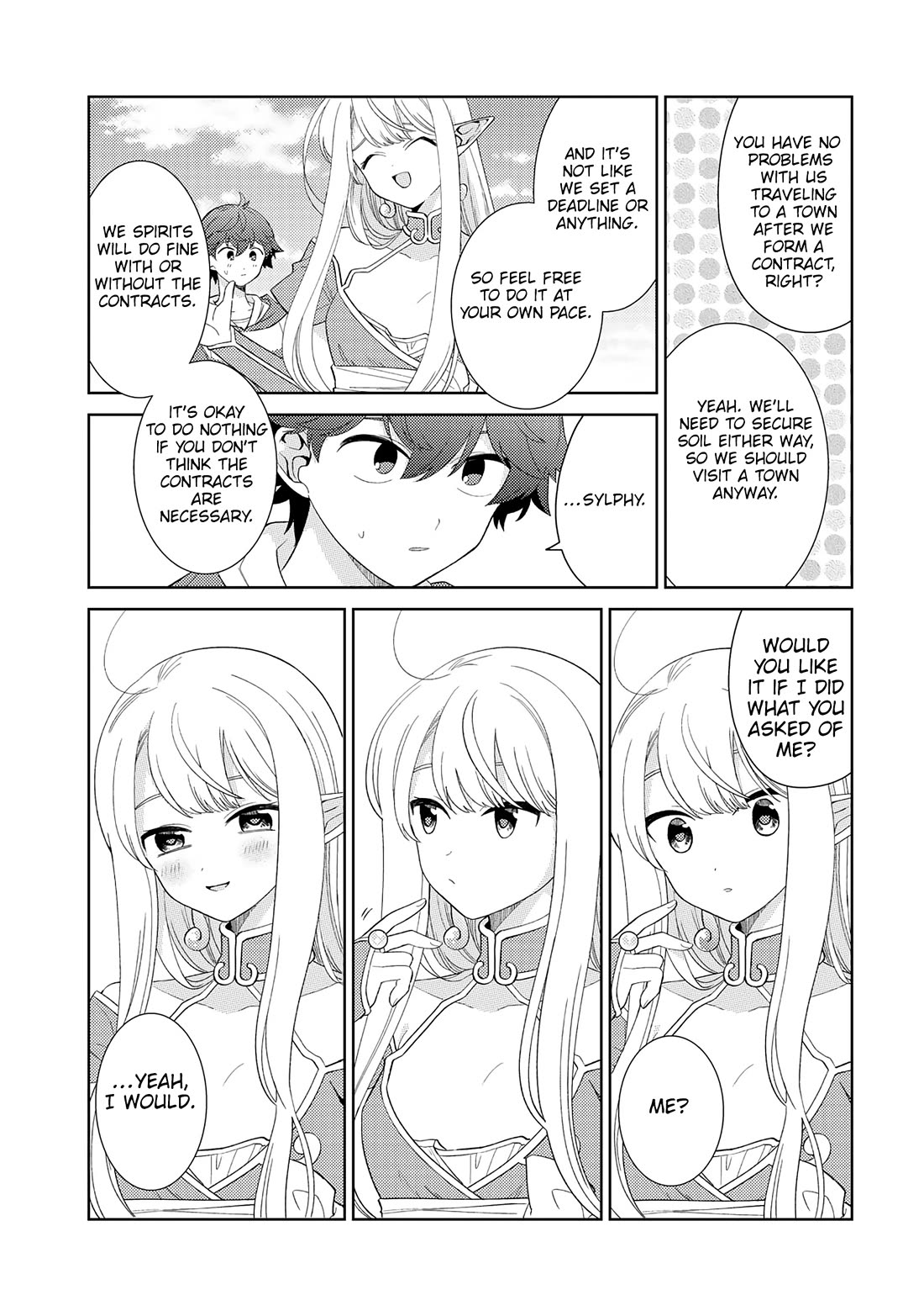 Seirei-tachi no Rakuen to Risou no Isekai Seikatsu chapter 24 page 10