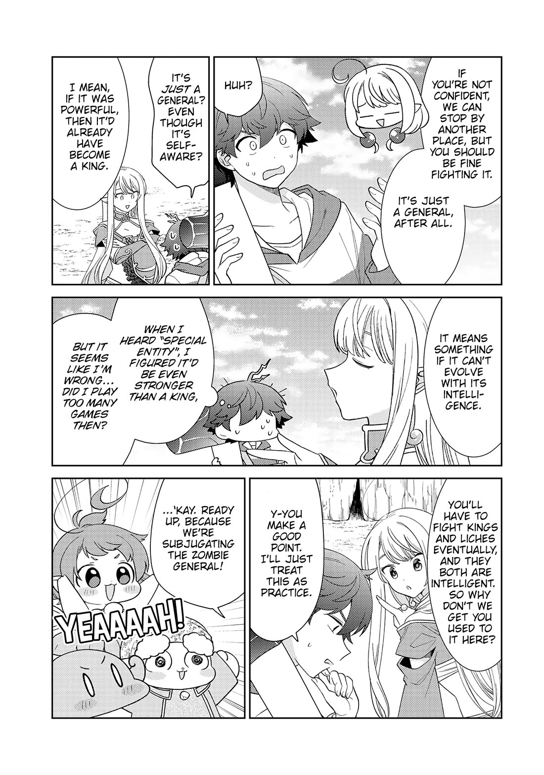 Seirei-tachi no Rakuen to Risou no Isekai Seikatsu chapter 24 page 22