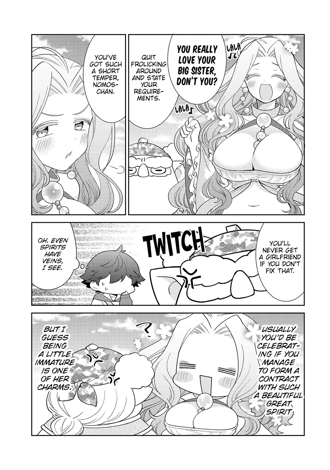 Seirei-tachi no Rakuen to Risou no Isekai Seikatsu chapter 24 page 6