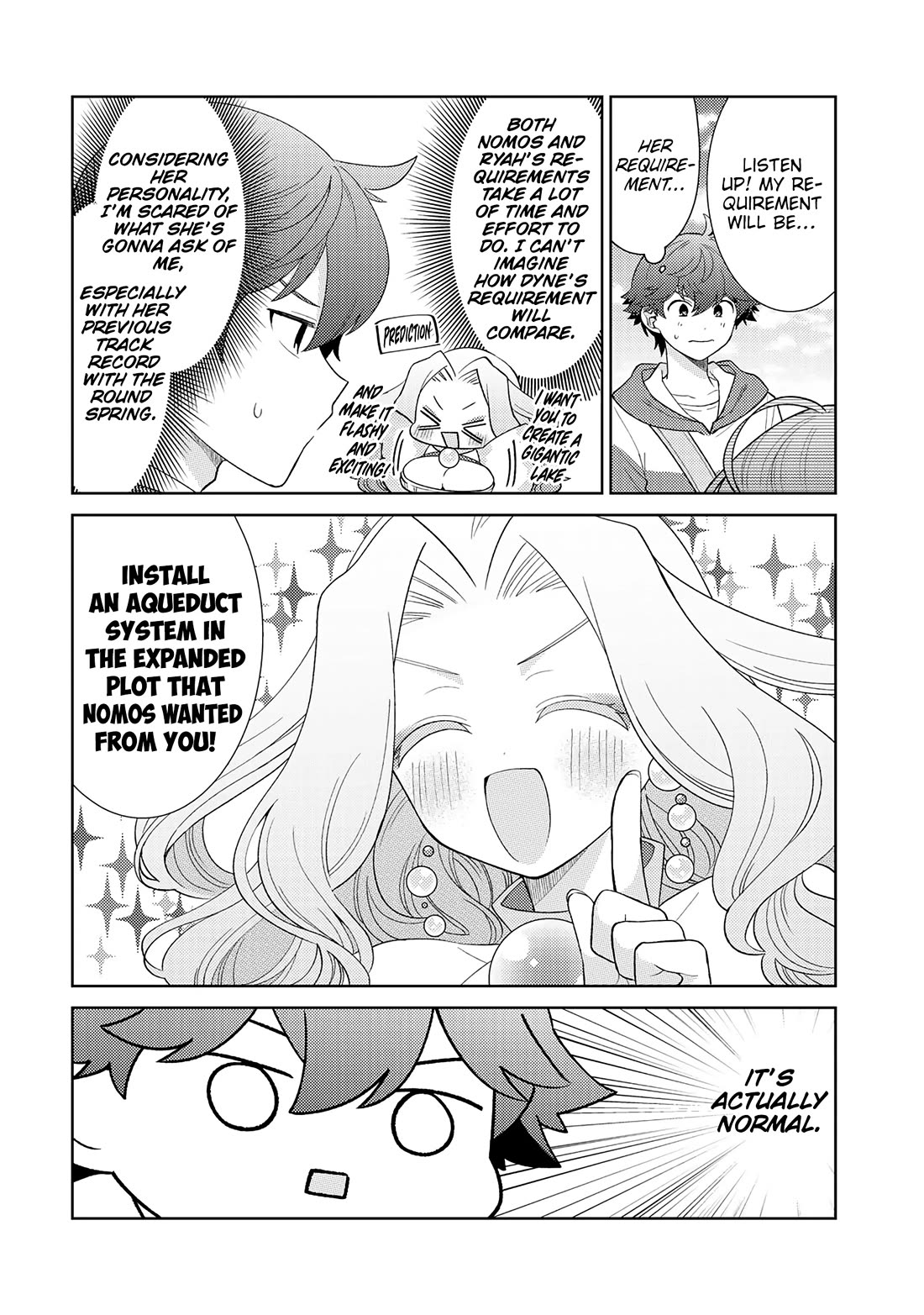 Seirei-tachi no Rakuen to Risou no Isekai Seikatsu chapter 24 page 7