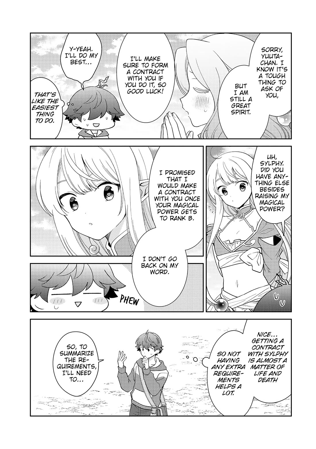 Seirei-tachi no Rakuen to Risou no Isekai Seikatsu chapter 24 page 8