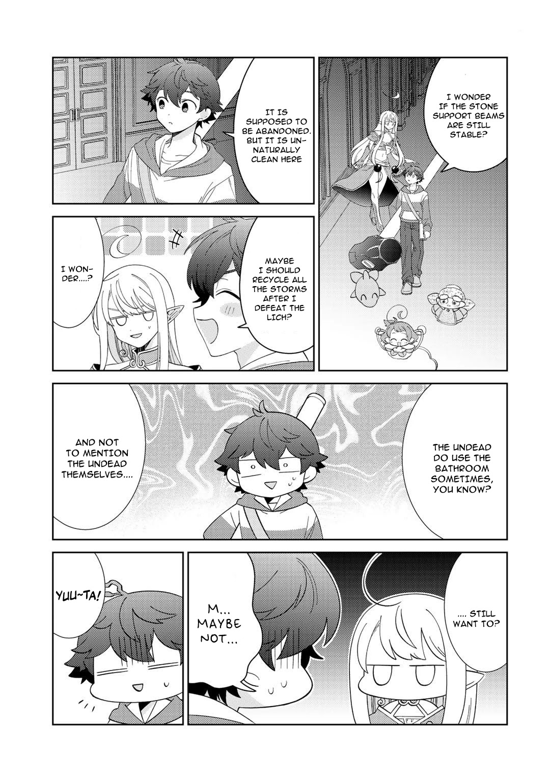 Seirei-tachi no Rakuen to Risou no Isekai Seikatsu chapter 28 page 14