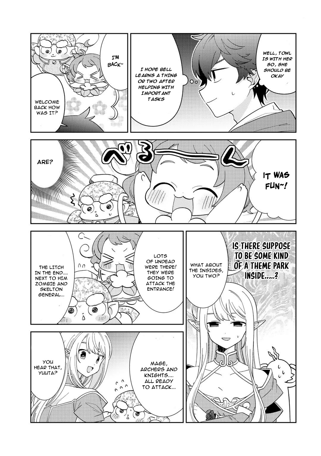 Seirei-tachi no Rakuen to Risou no Isekai Seikatsu chapter 28 page 16